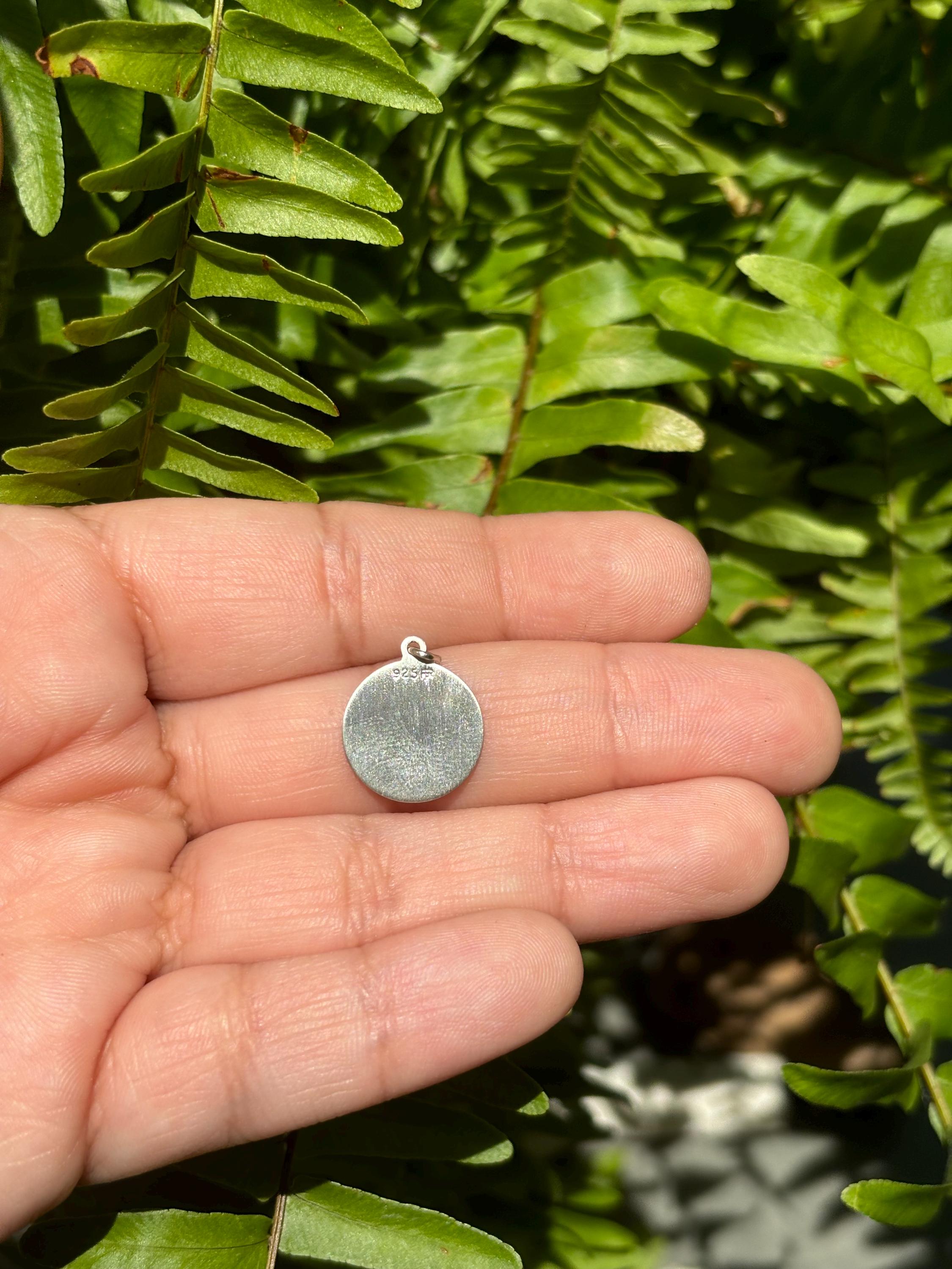 Sterling Silver Round St. Jude Thaddeus Medal