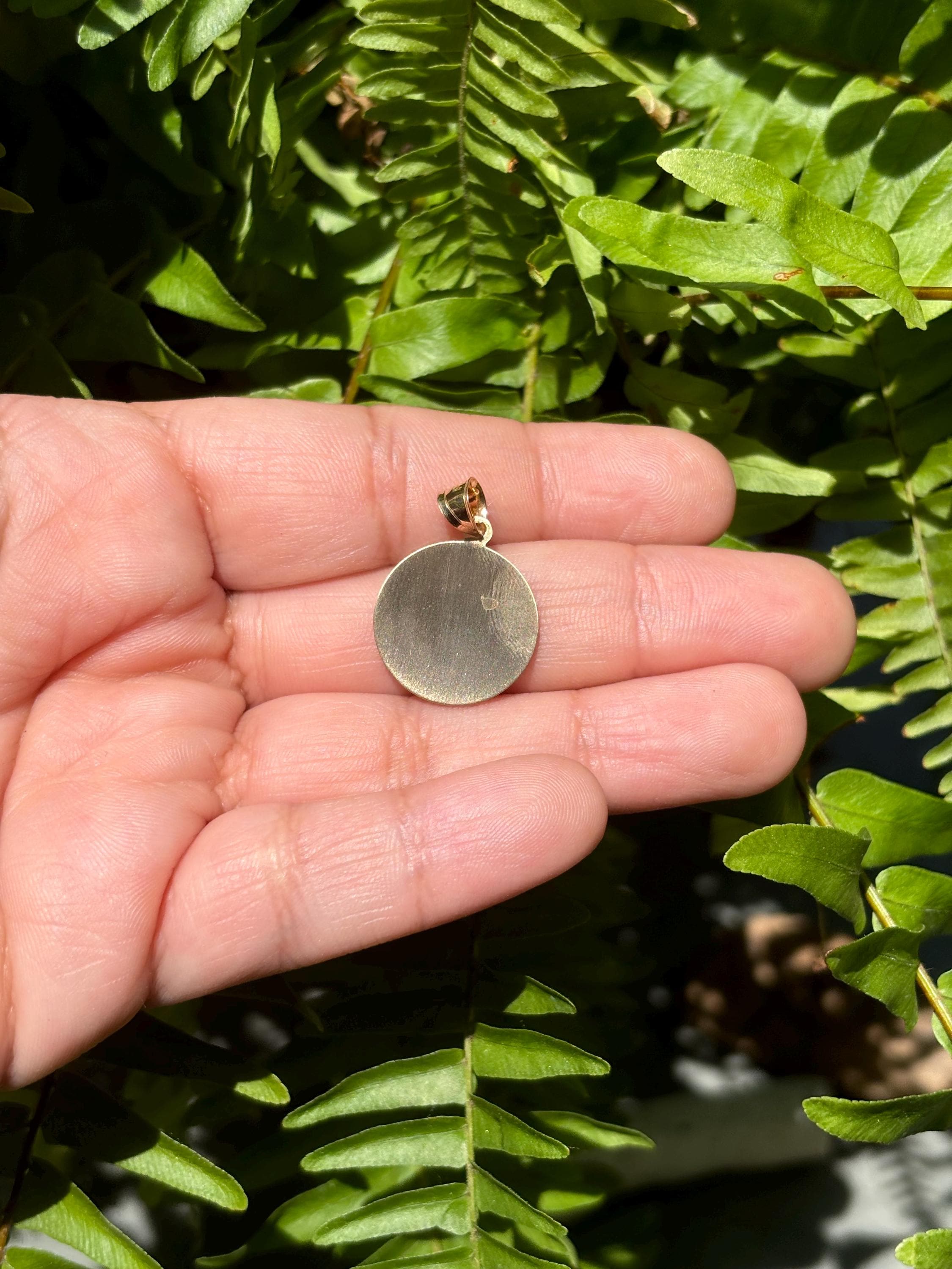 14K Yellow Gold St. Luke Medal