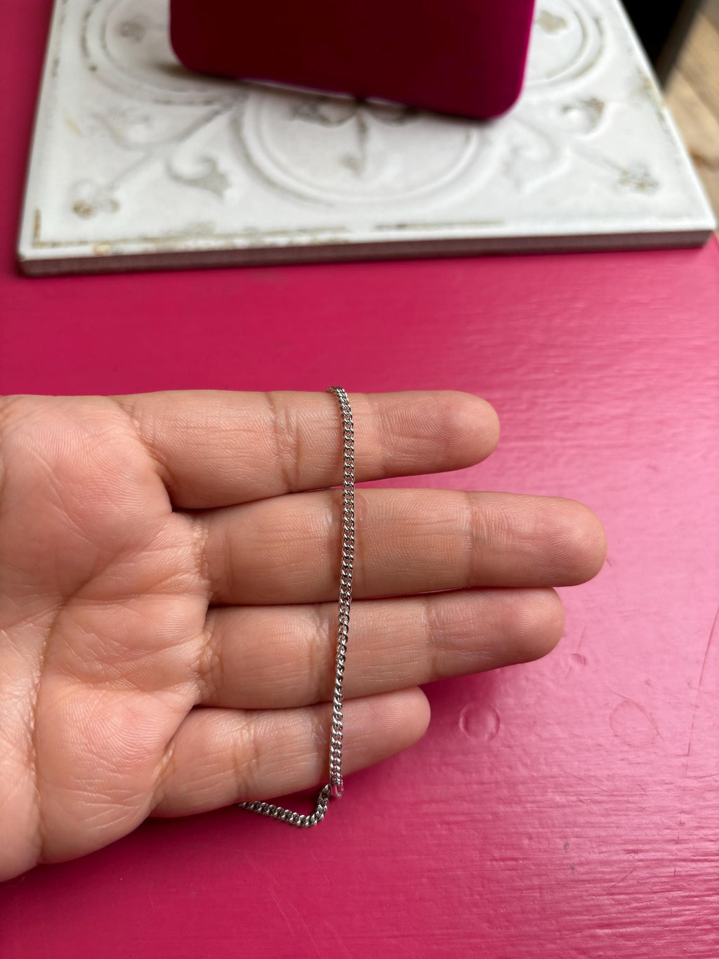 Sterling Silver Continuous Curb Chain