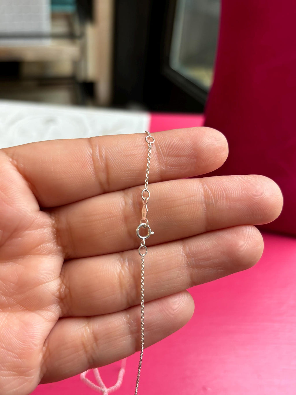 Sterling Silver Hamsa Necklace