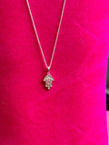Sterling Silver Hamsa Necklace