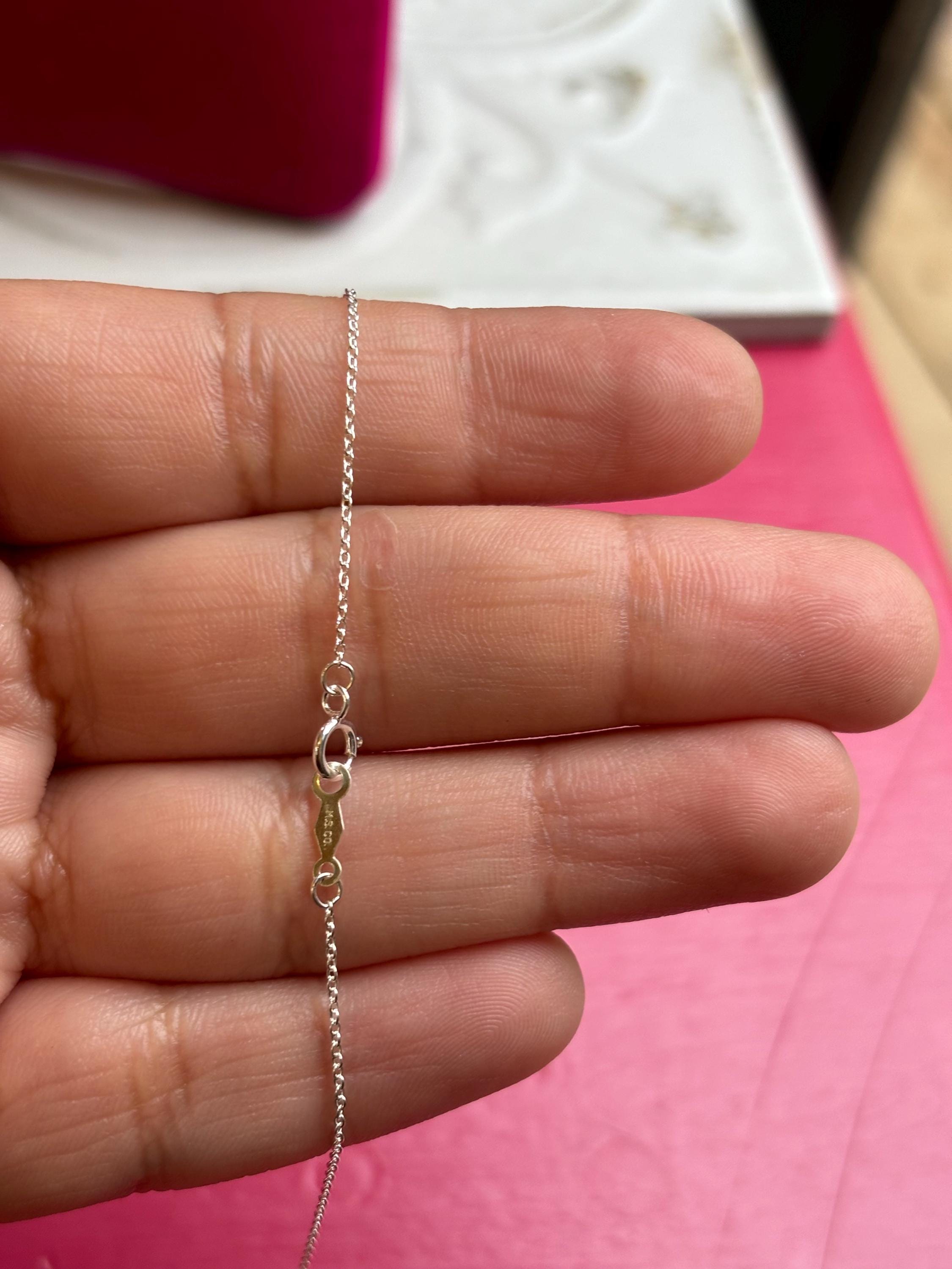 Sterling Silver Cable 16" Chain