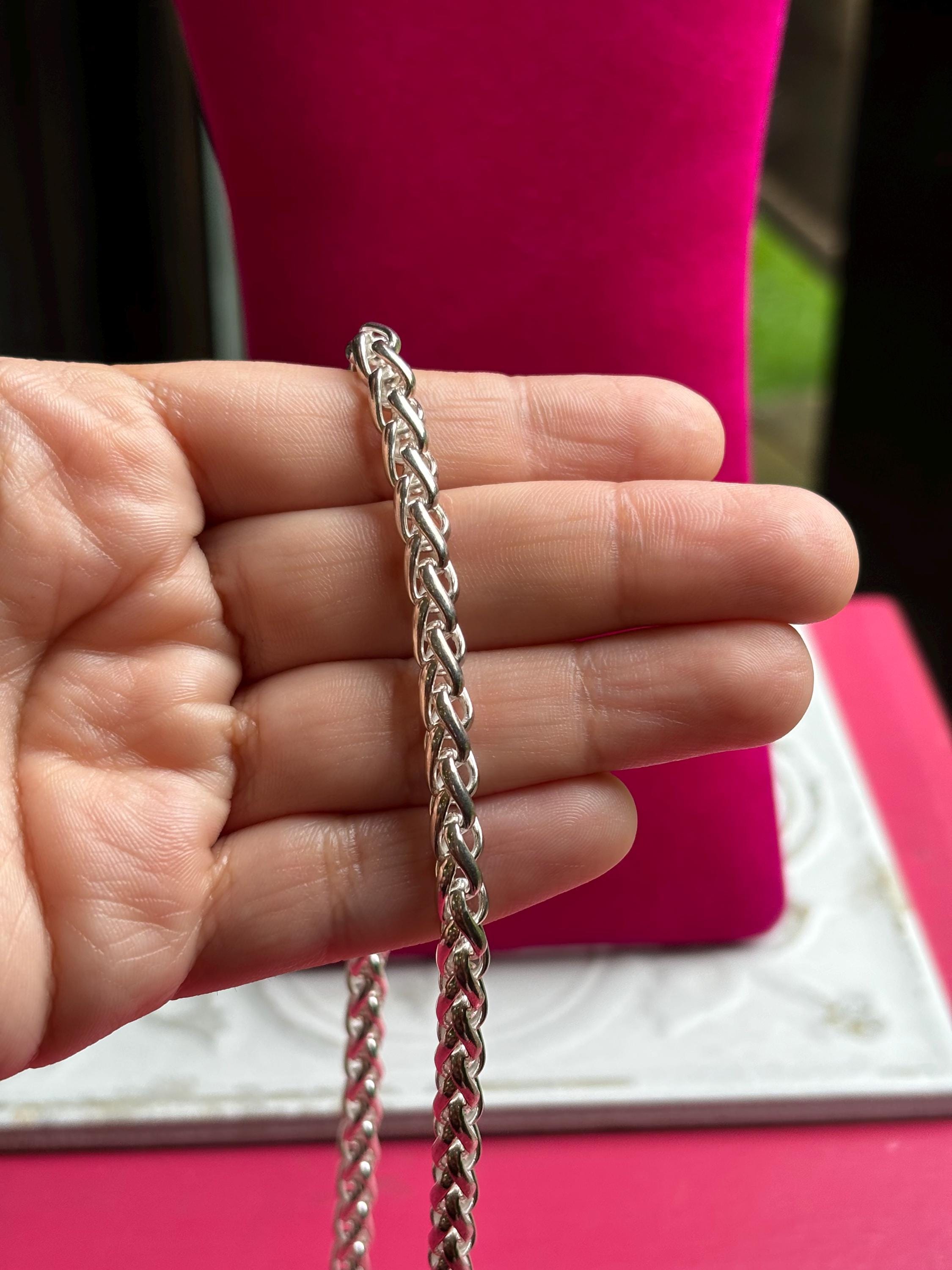 Sterling Silver Round Spiga Chain