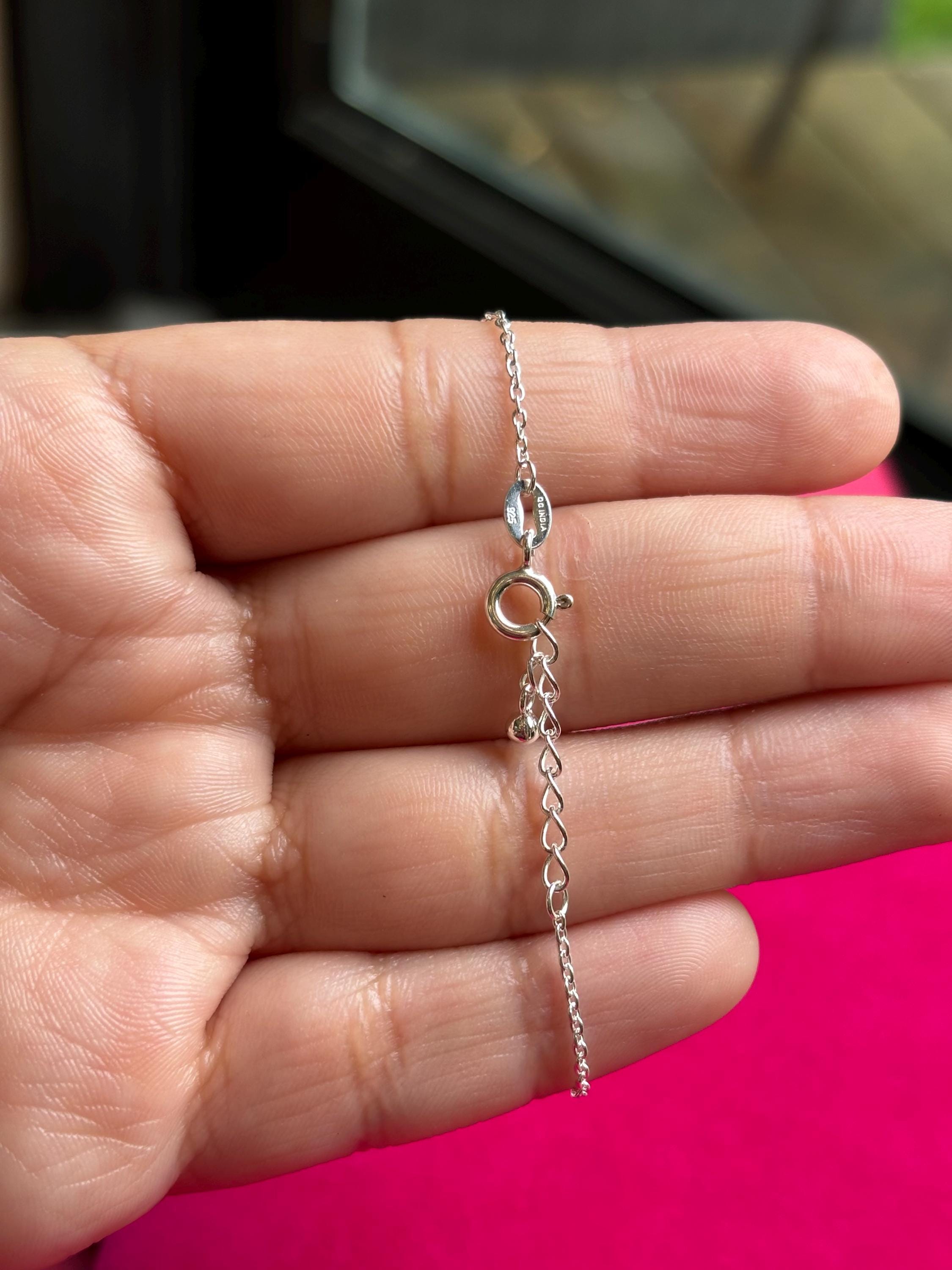Sterling Silver Polished Ladybug Children's Bracelet