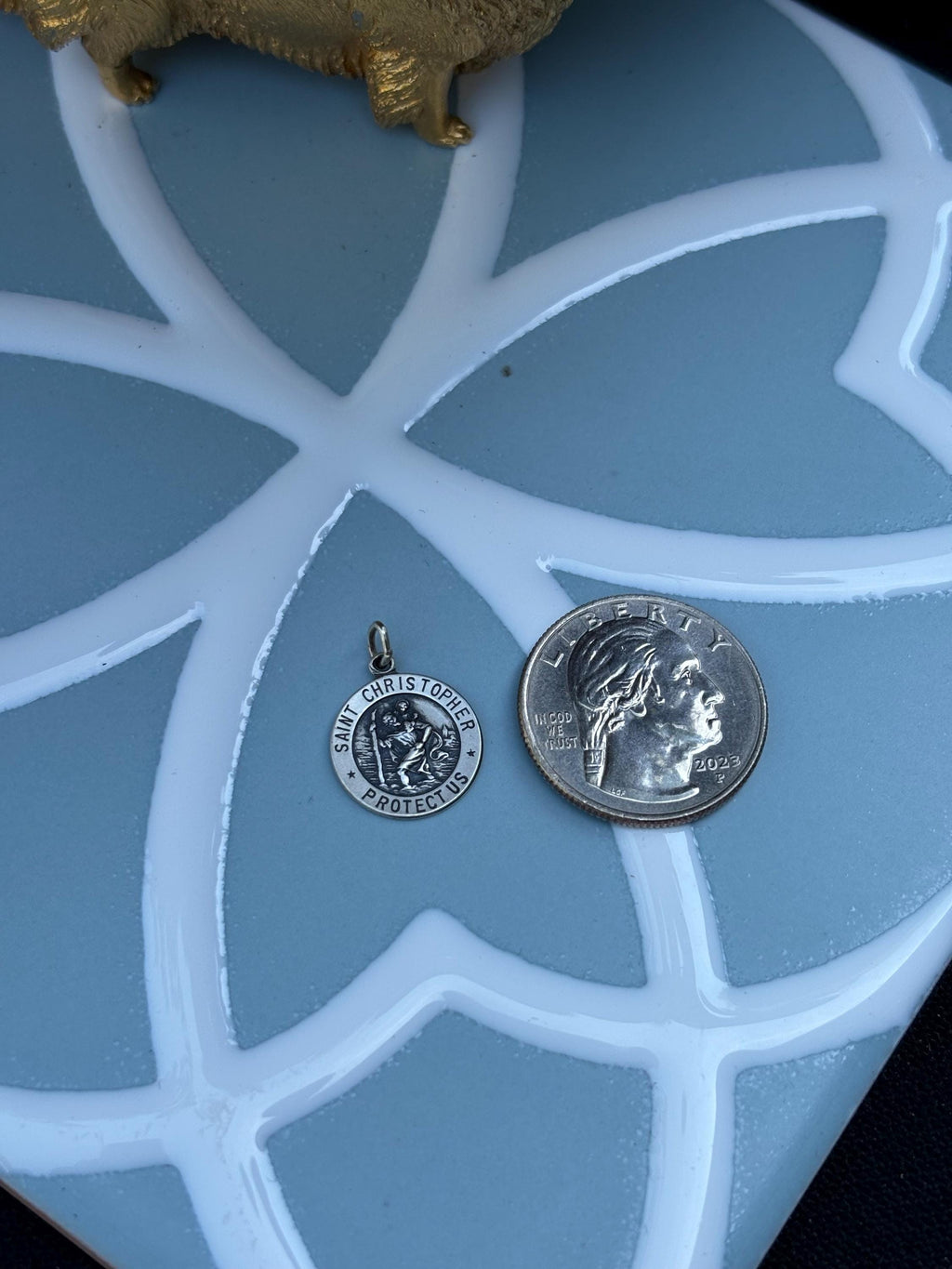 Sterling Silver St. Christopher Medal
