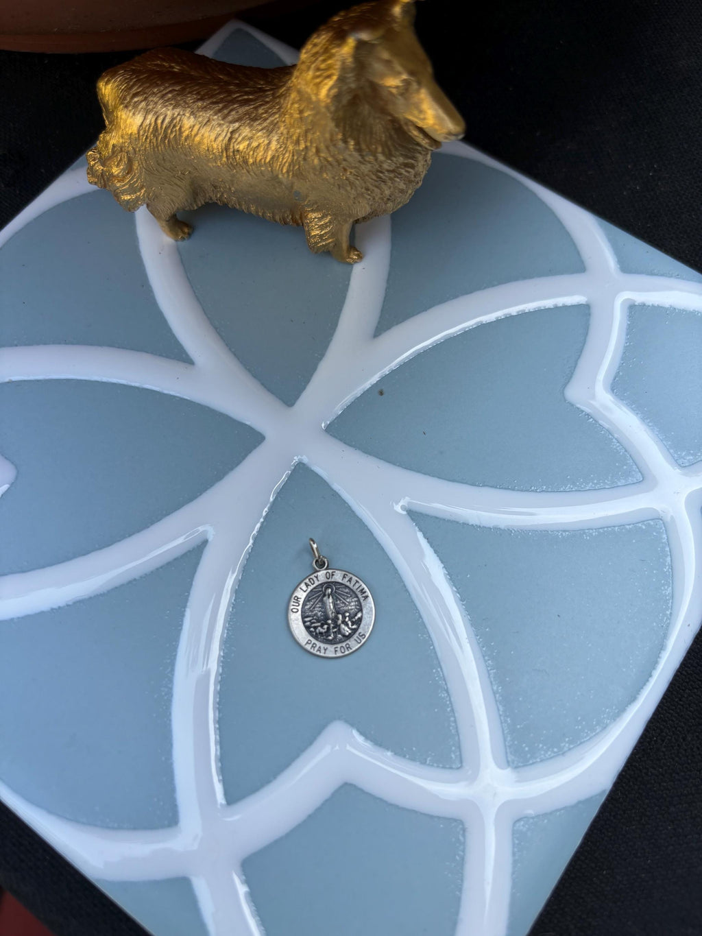 Sterling Silver Our Lady of Fatima Medal