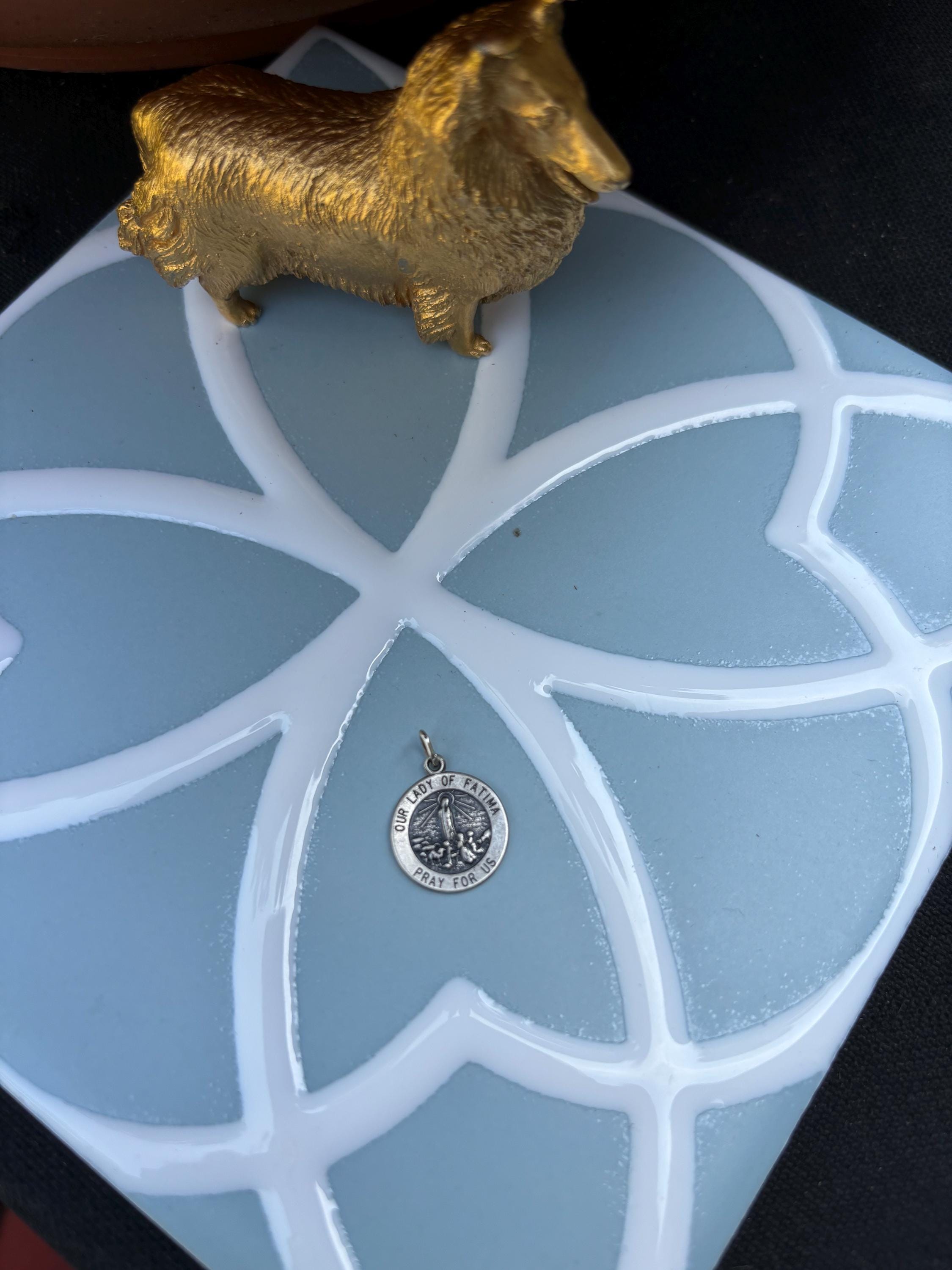 Sterling Silver Our Lady of Fatima Medal