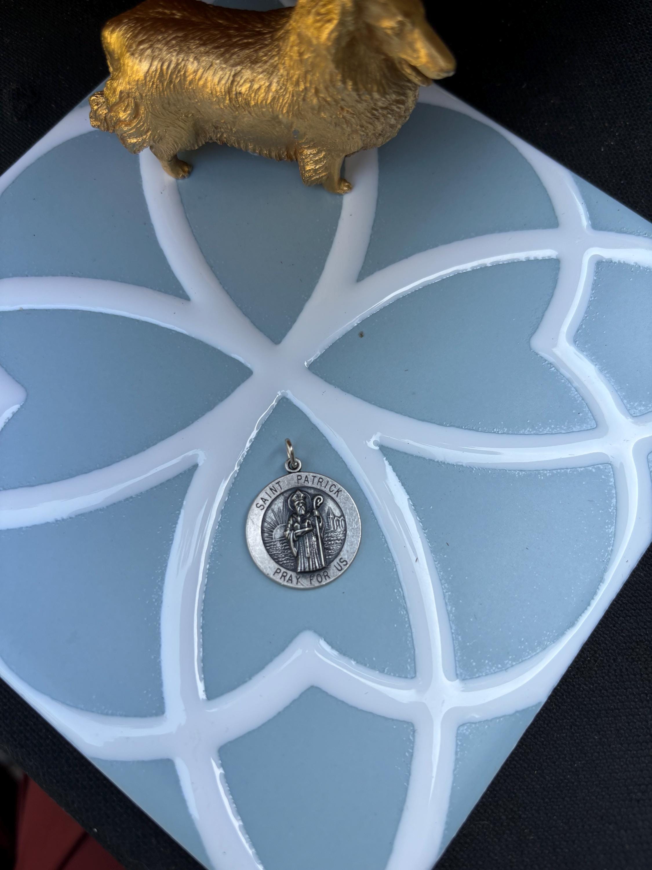 Saint Patrick Medal- Sterling Silver
