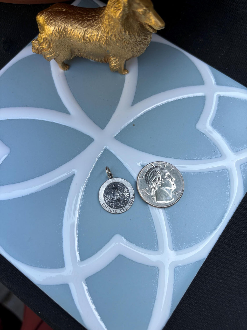 Caridad del Cobre Medal- Sterling Silver