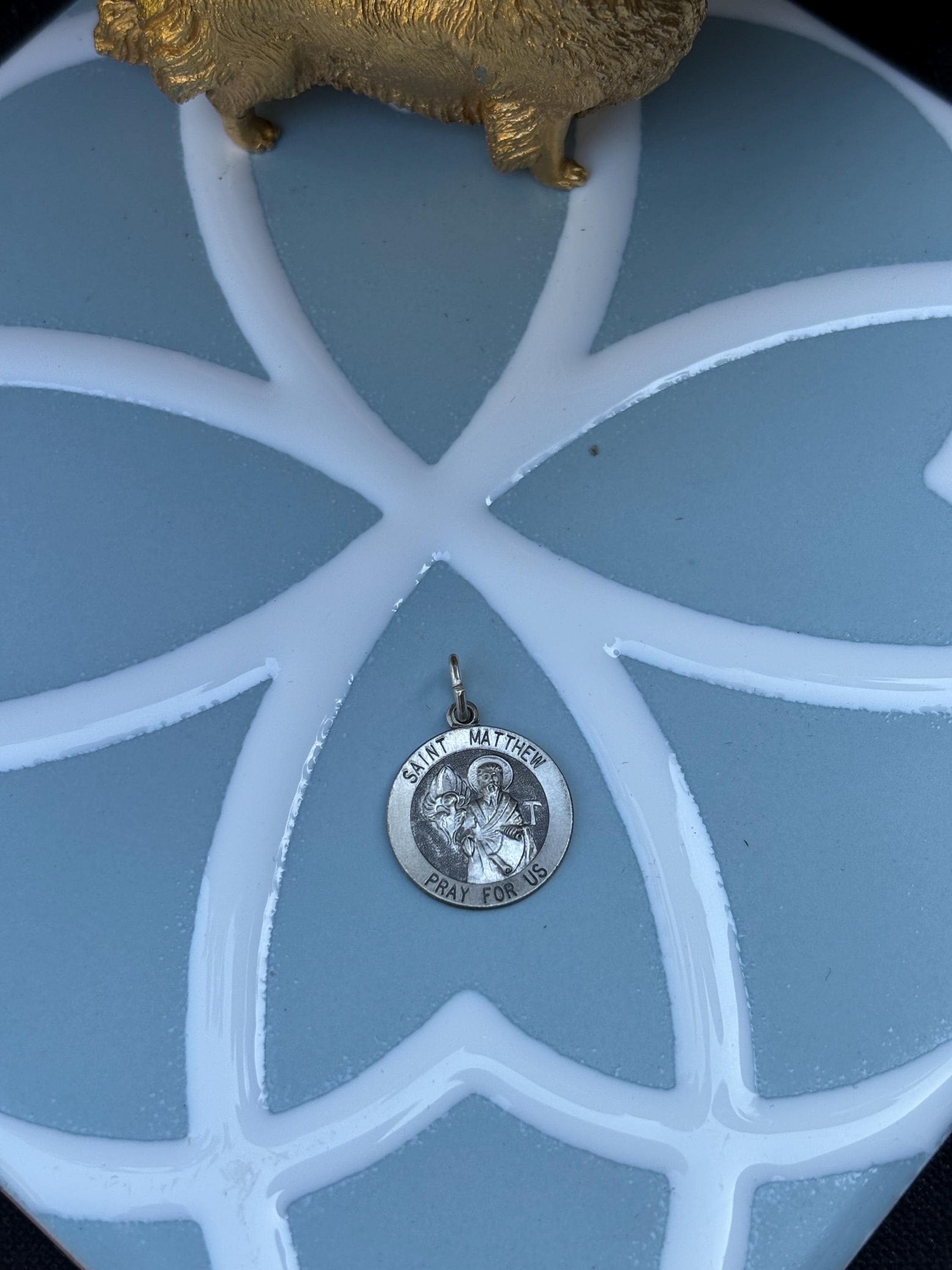 Saint Matthew Medal- Sterling Silver
