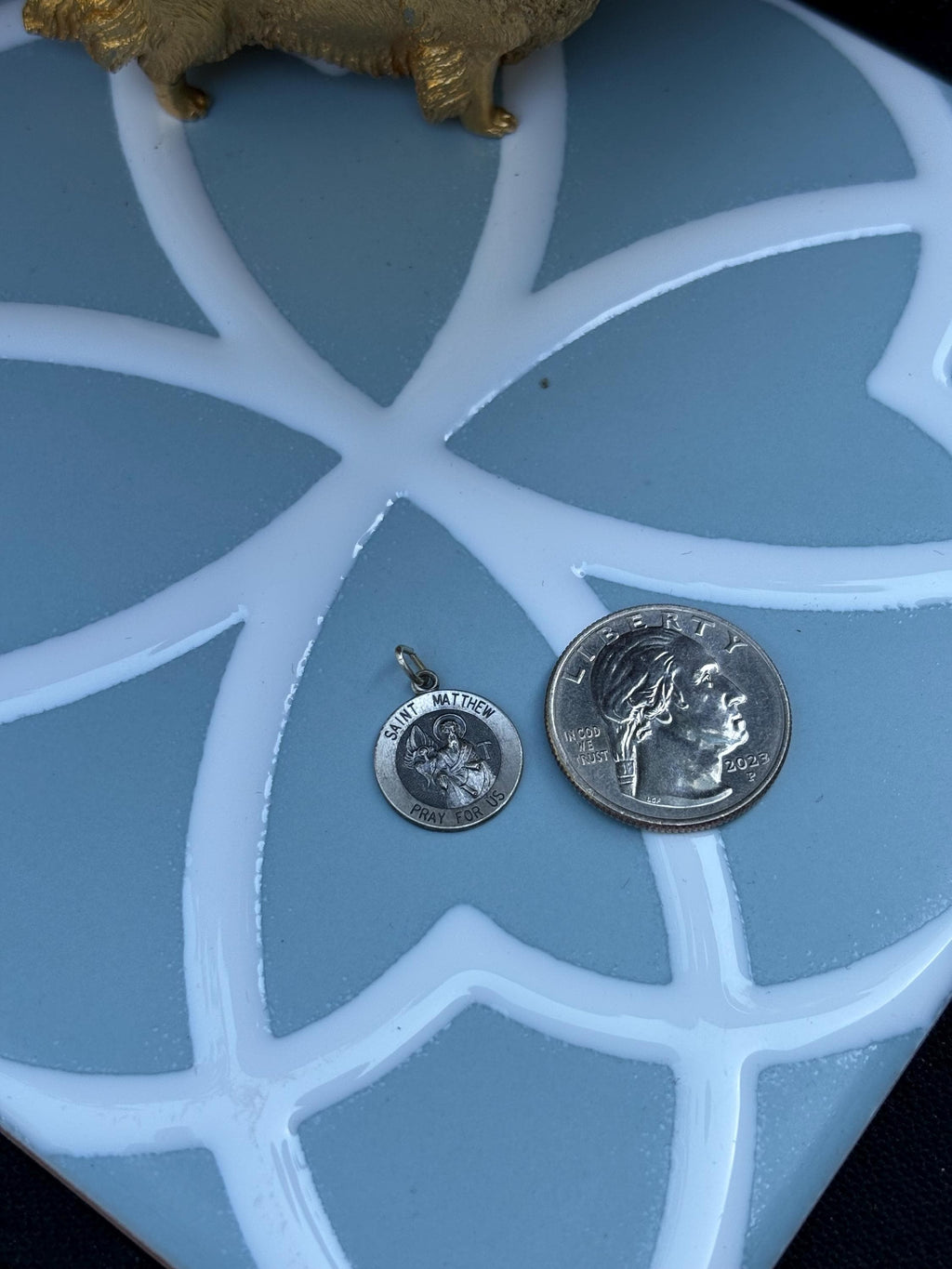 Saint Matthew Medal- Sterling Silver