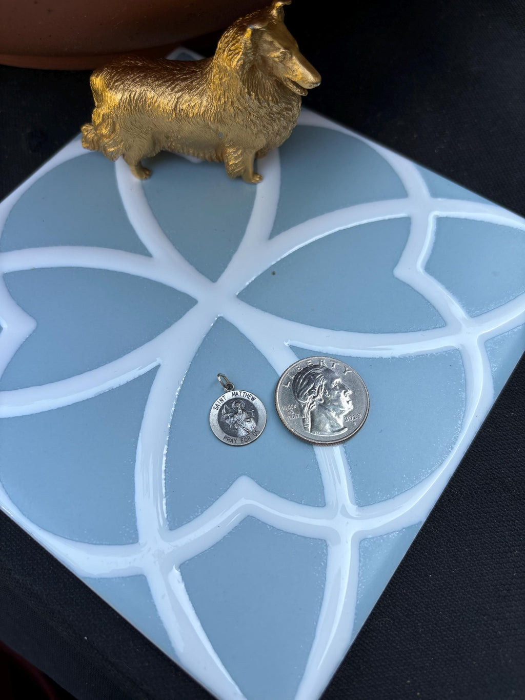 Saint Matthew Medal- Sterling Silver