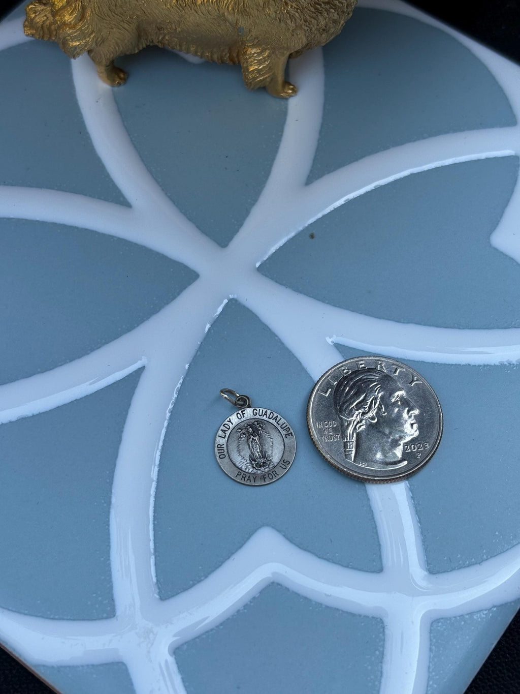Sterling Silver Our Lady of Guadalupe Medal