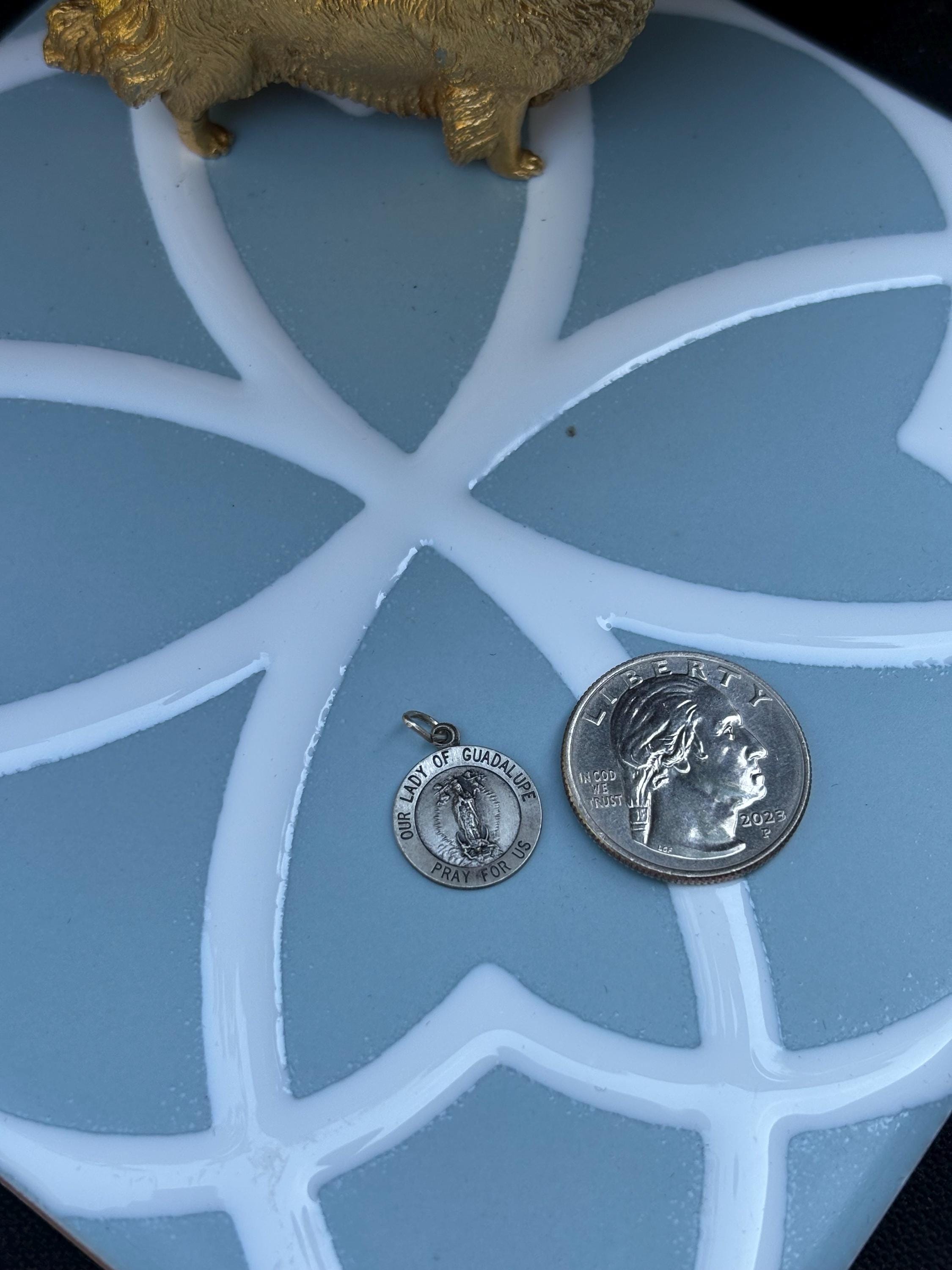 Sterling Silver Our Lady of Guadalupe Medal