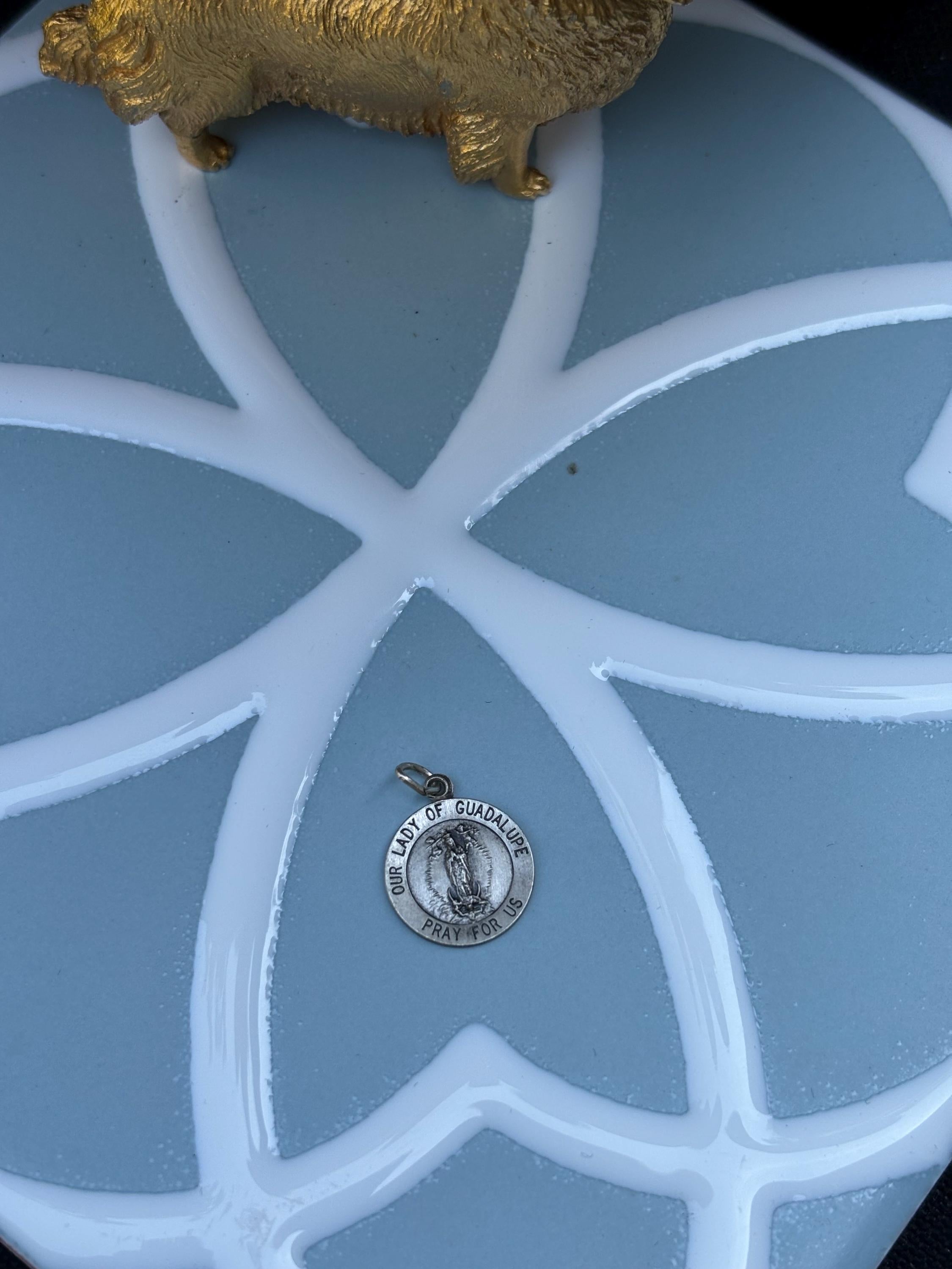 Sterling Silver Our Lady of Guadalupe Medal