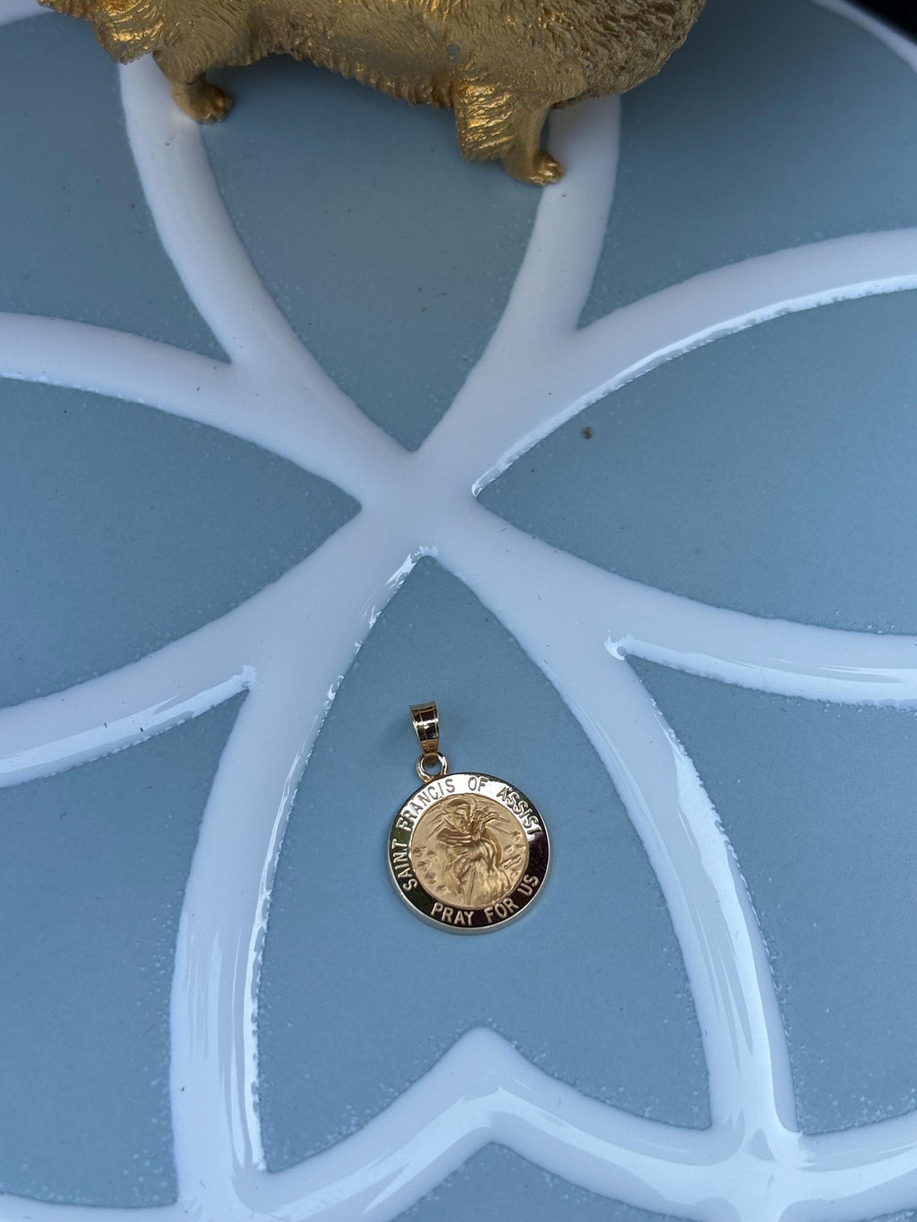 St. Francis of Assisi Medal- 14k Gold