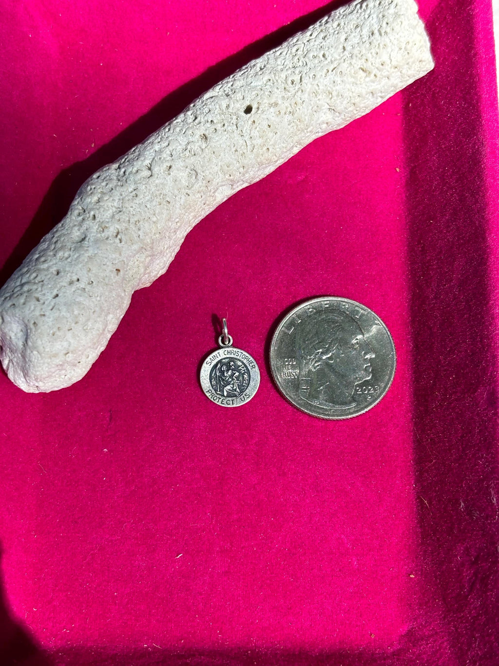 Sterling Silver St. Christopher Medal