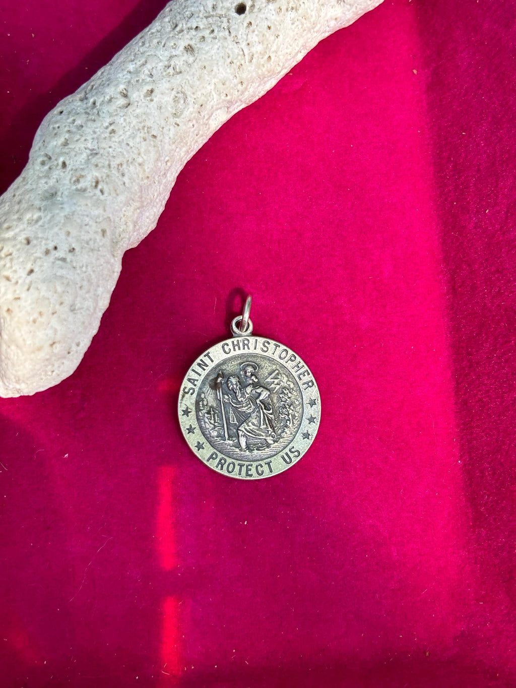 Sterling Silver St. Christopher Medal