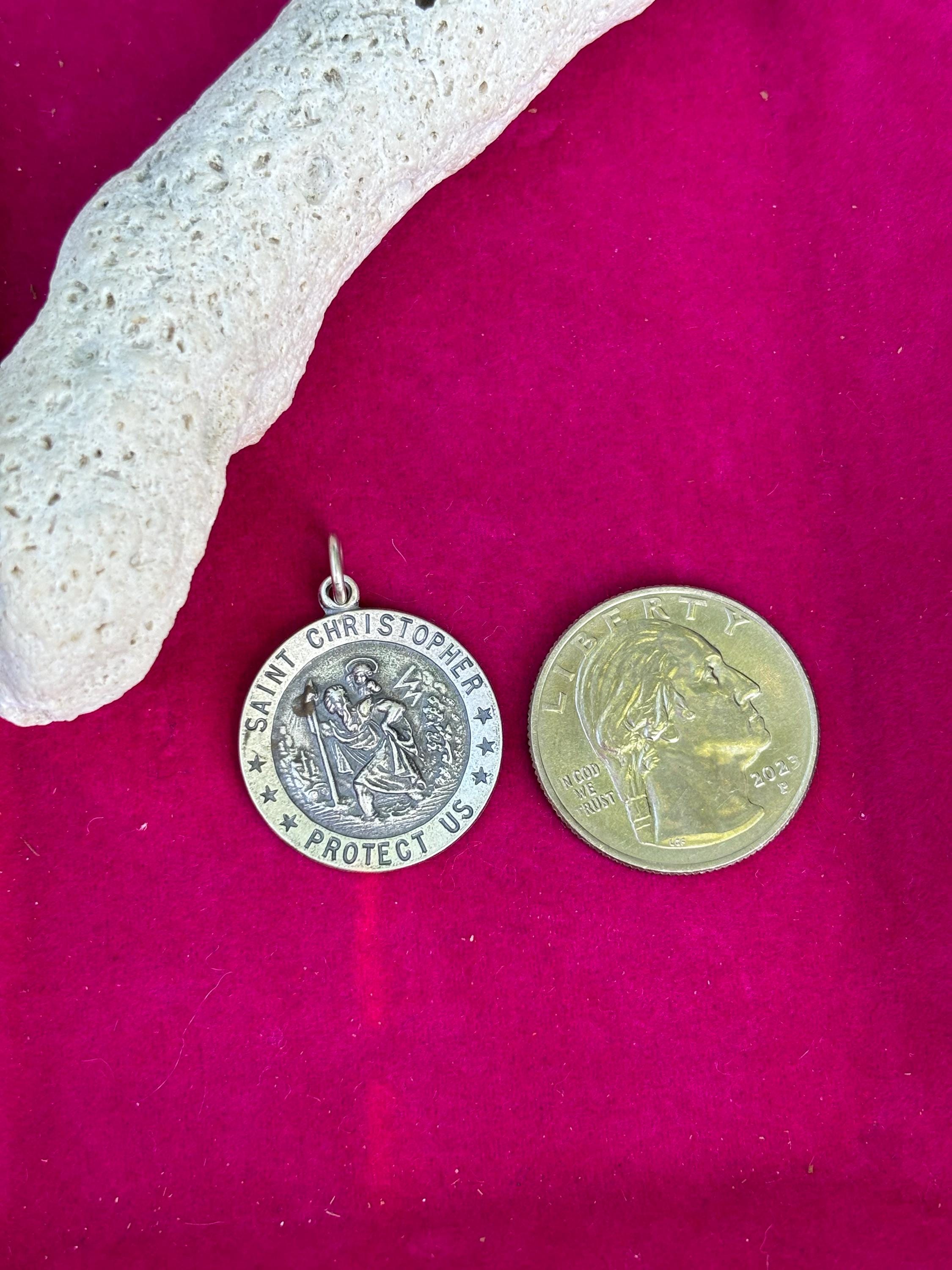 Sterling Silver St. Christopher Medal