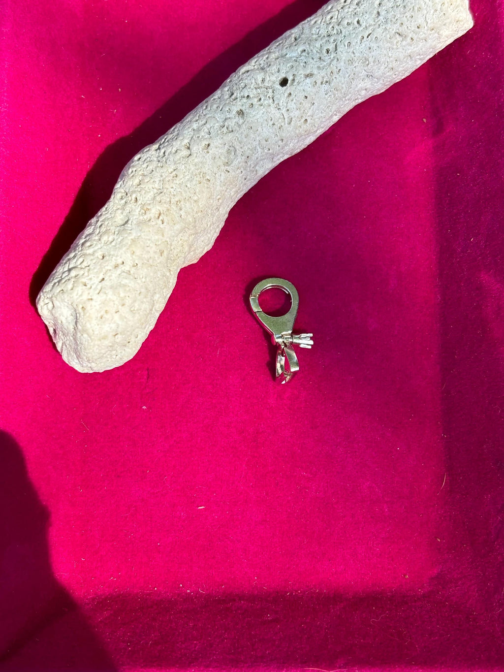Sterling Silver Accented Hanger Bail