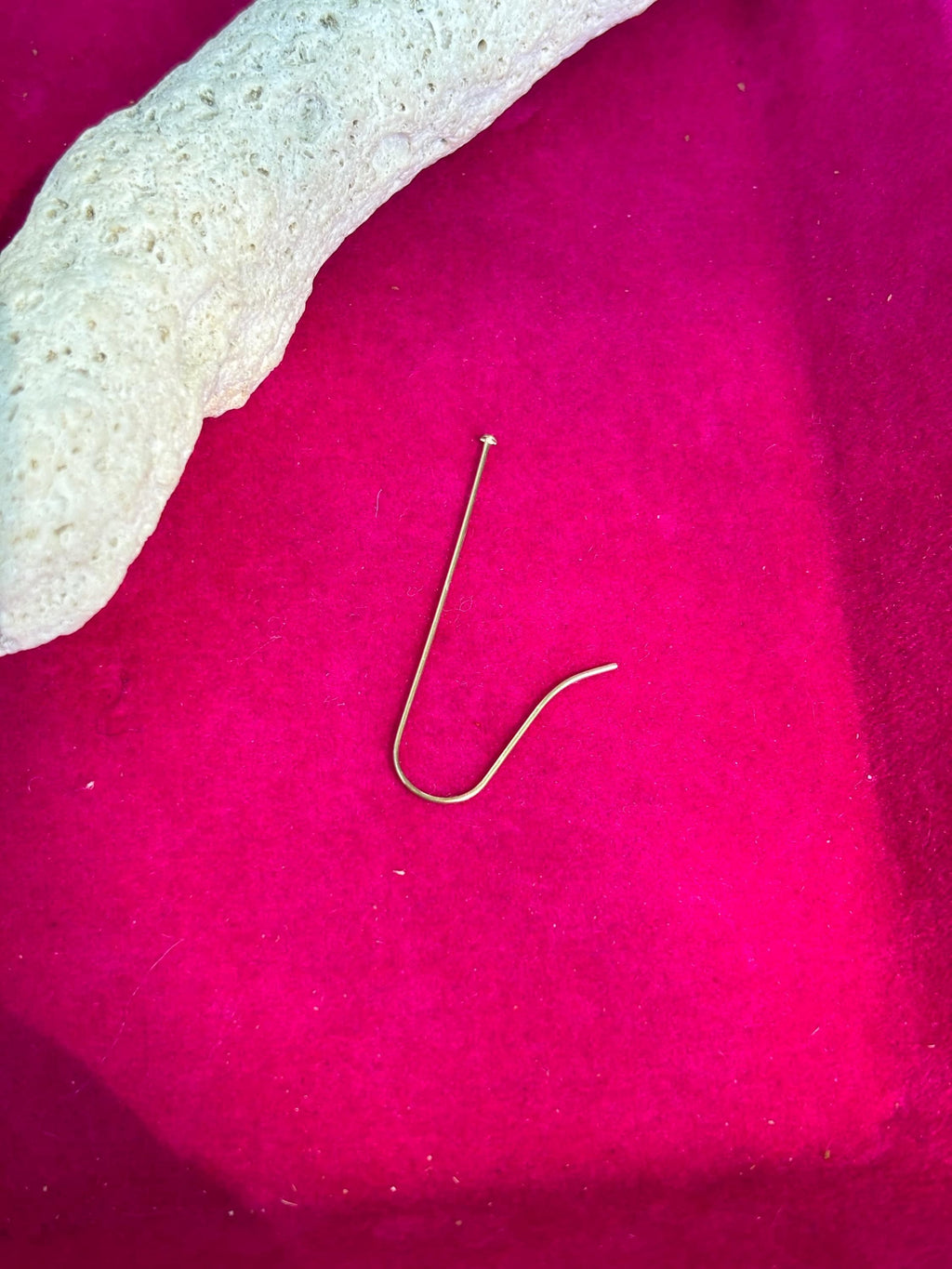 Sterling Silver Ear Wire with Head-Pin End