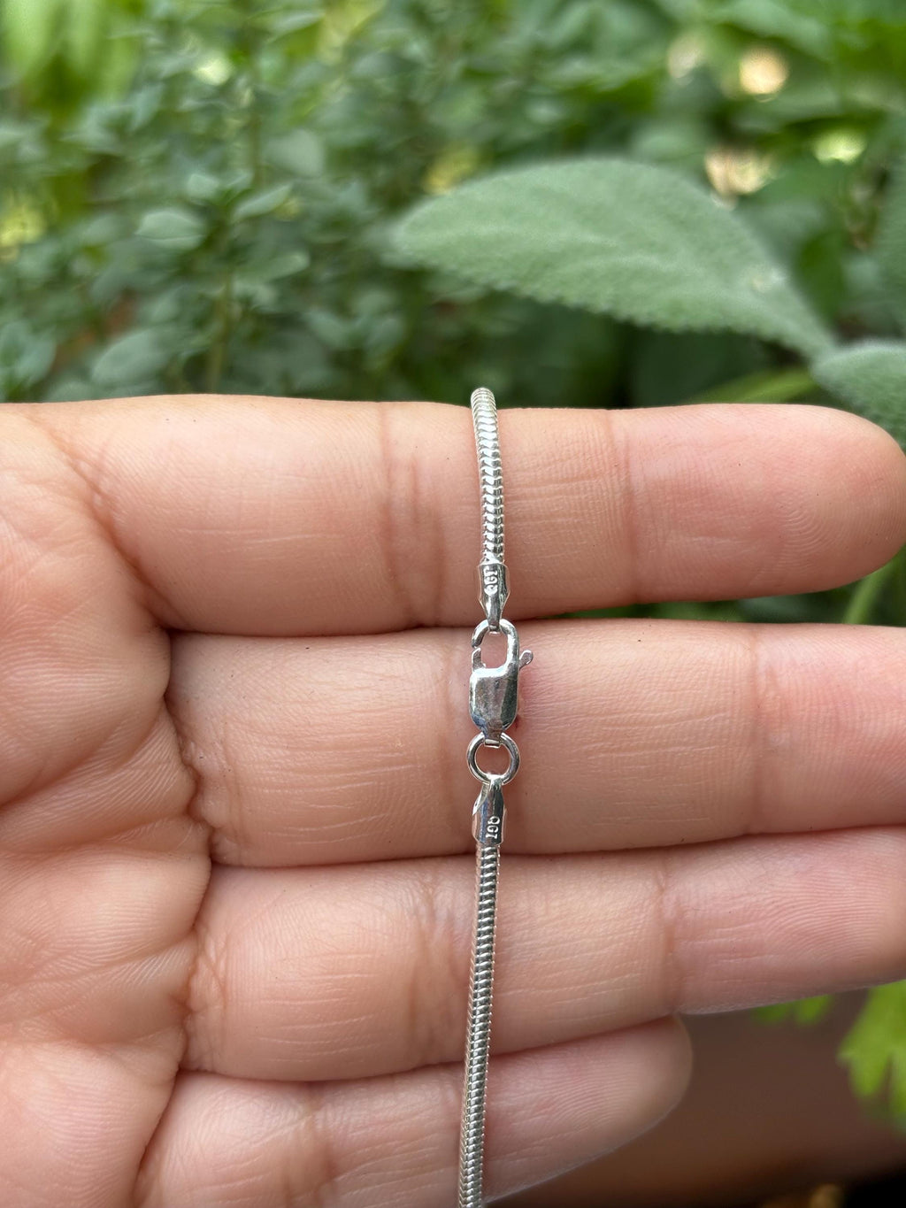 Sterling Silver Round Snake Chain