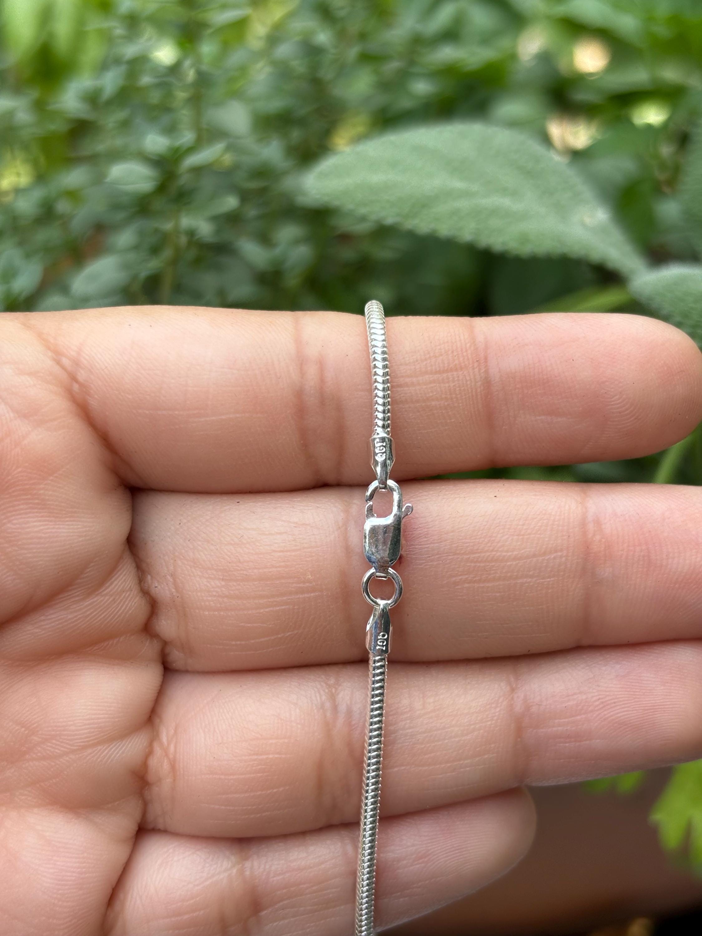 Sterling Silver Round Snake Chain