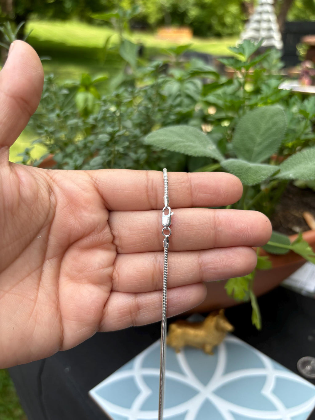 Sterling Silver Round Snake Chain