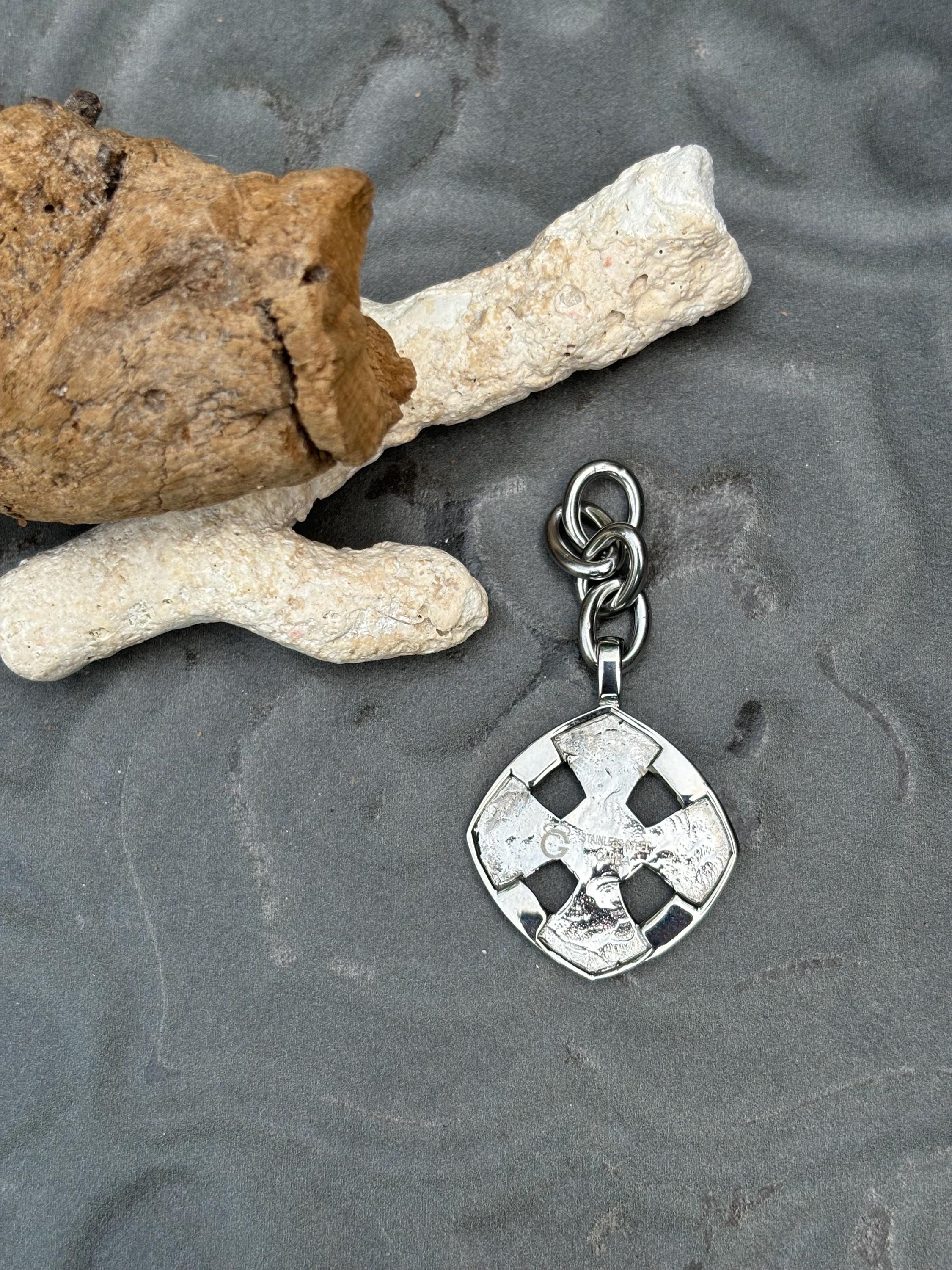 Stainless Steel Celtic Cross Charm