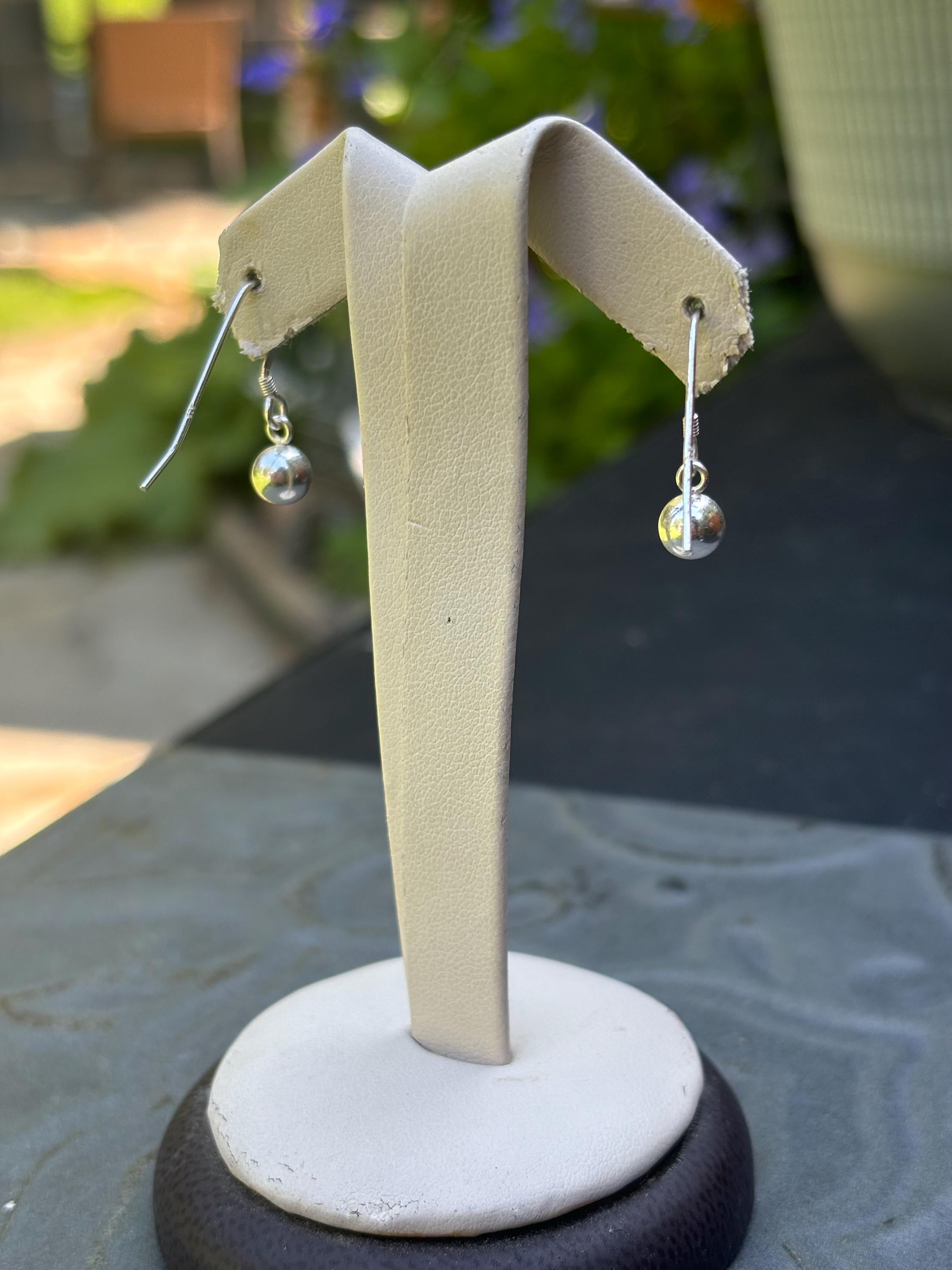 Sterling Silver Basic Ball Earrings