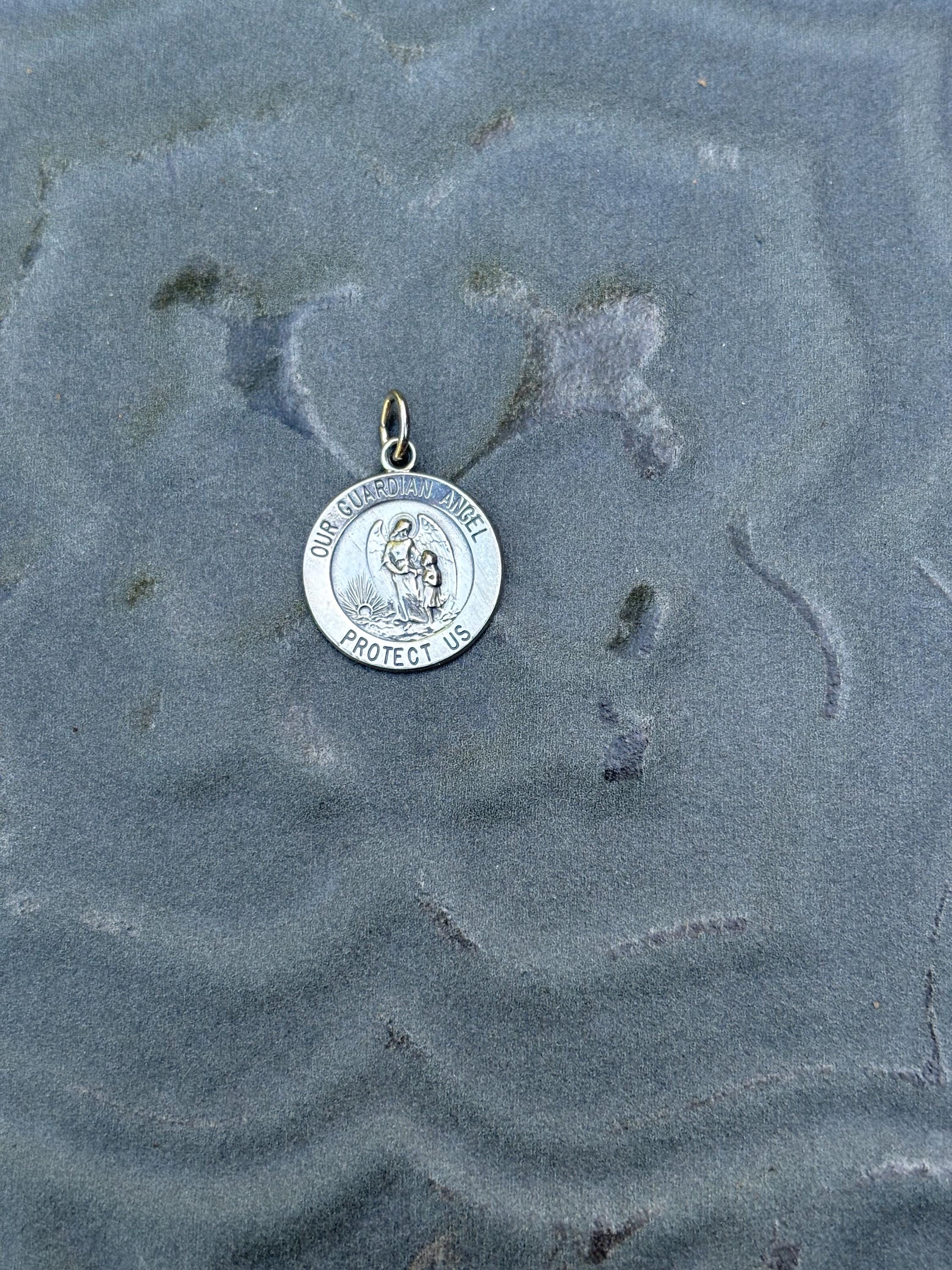 Sterling Silver Our Guardian Angel Charm