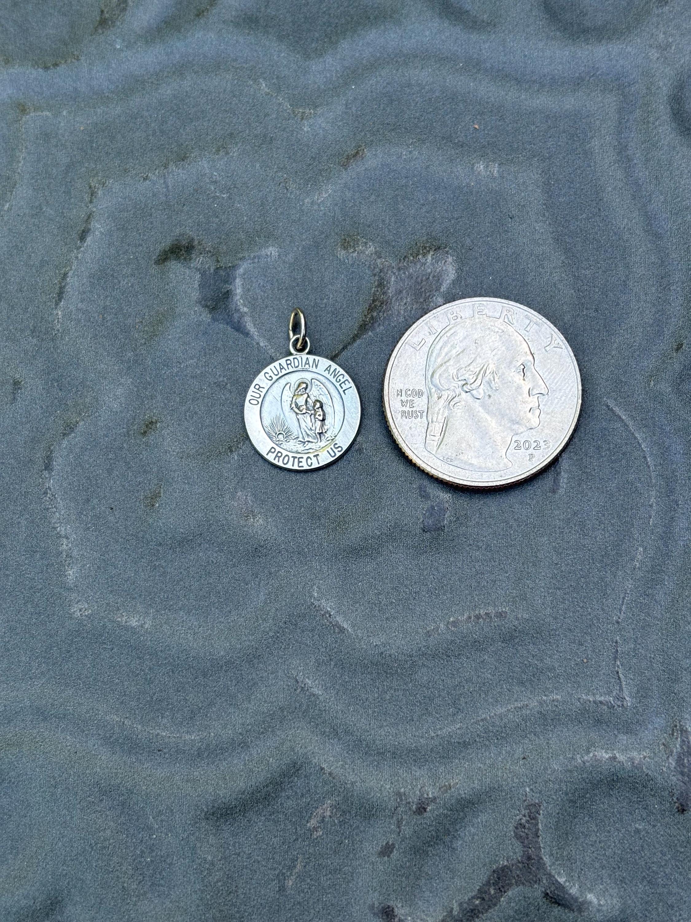 Sterling Silver Our Guardian Angel Charm