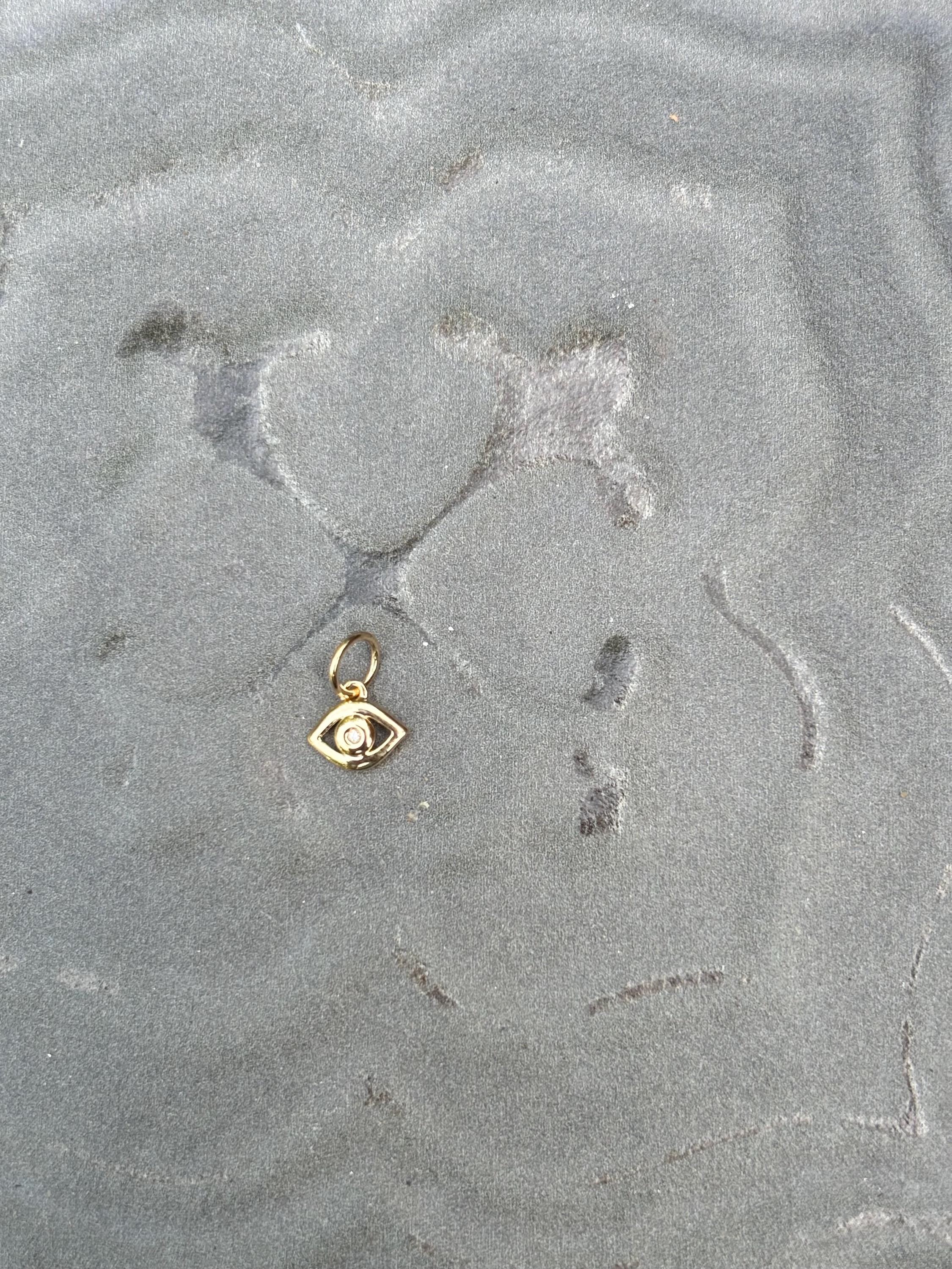 Gold Mini Third Eye Charm