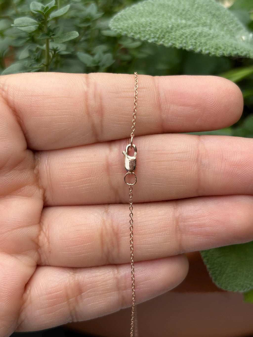 Rose Gold Flat Chain