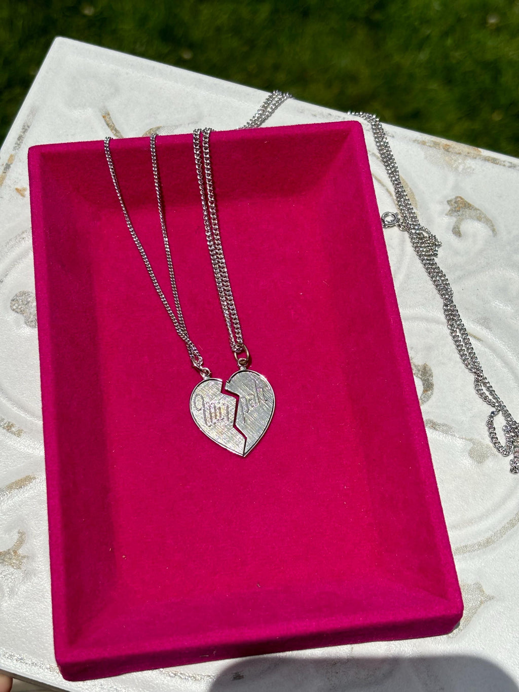 Sterling Silver Miz Pah 24" Necklace