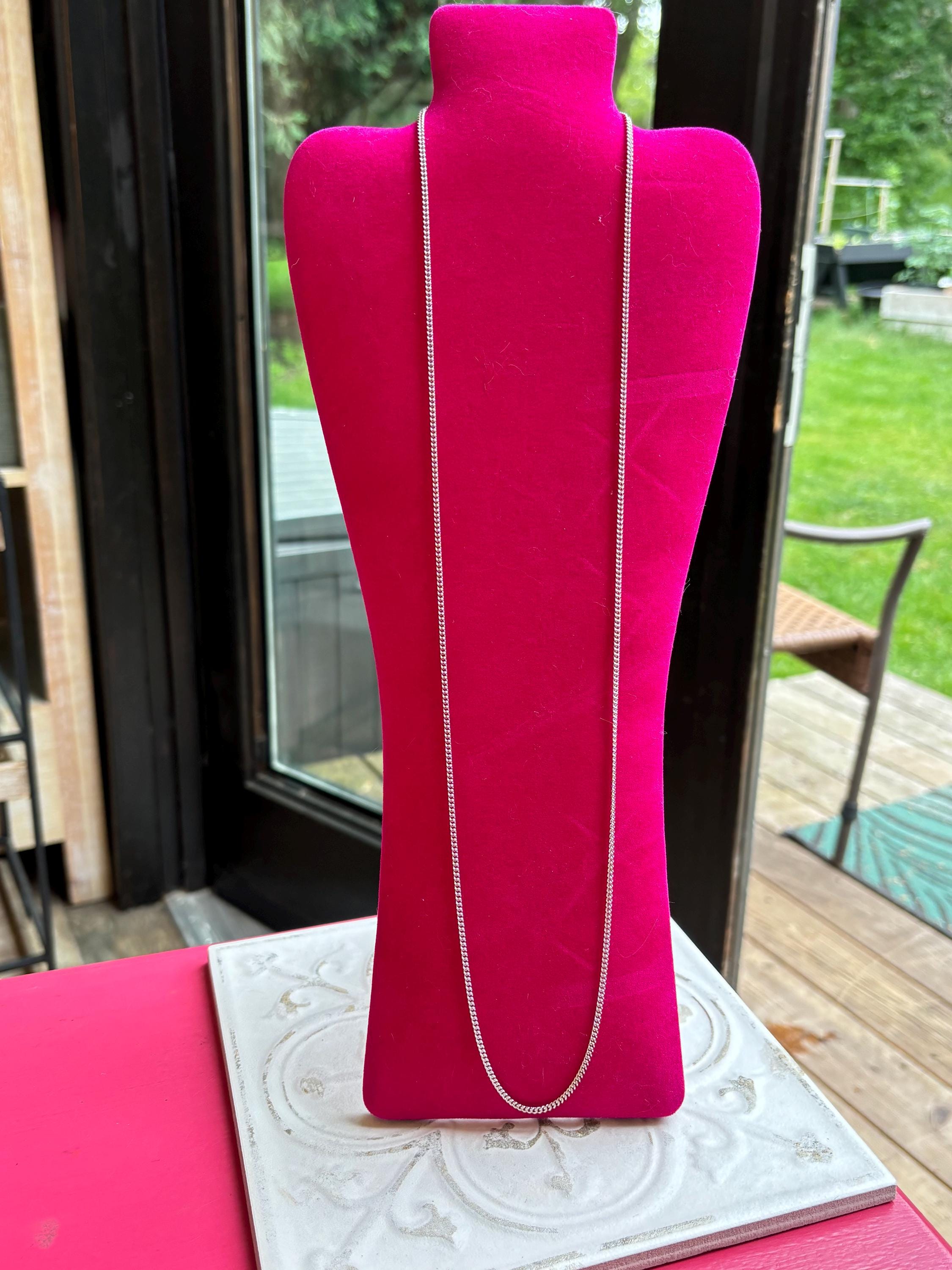 Sterling Silver Continuous Curb Chain