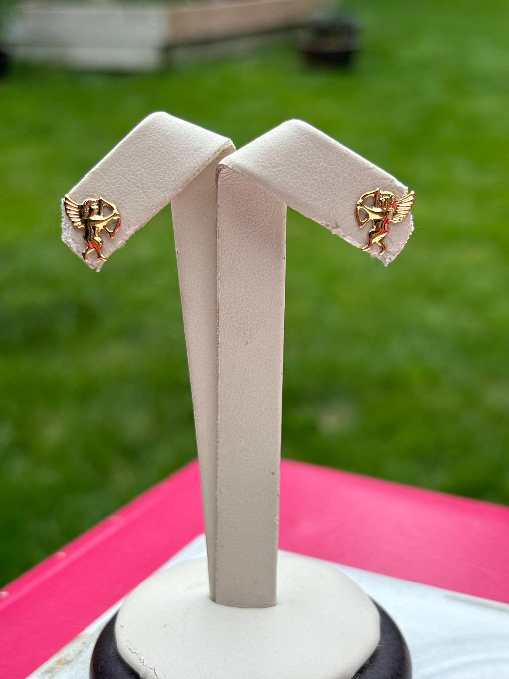 14K Angel Earrings