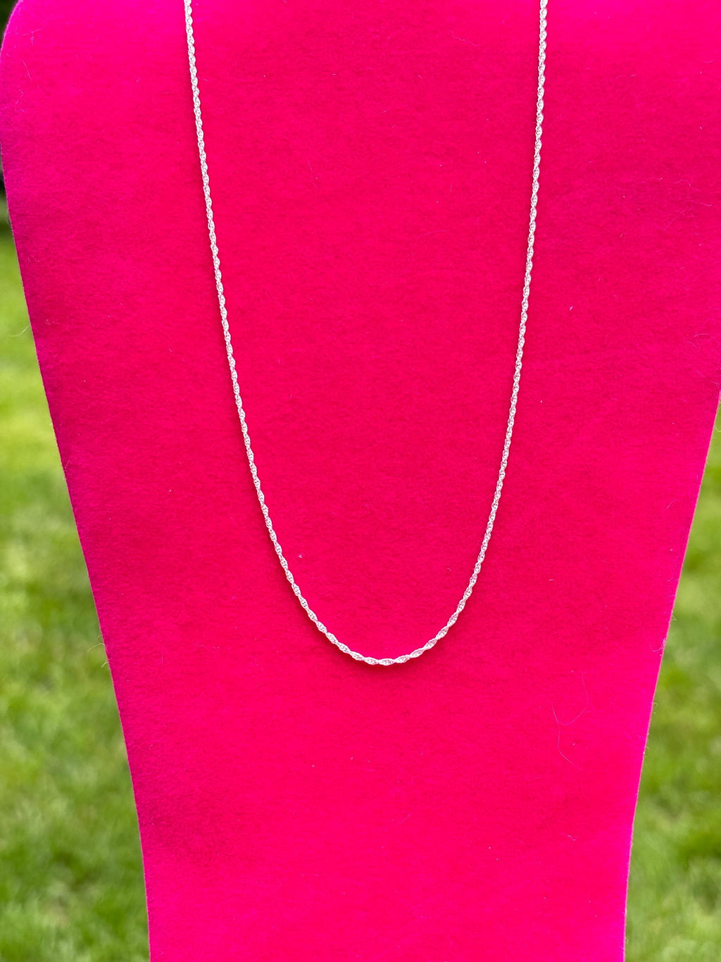 Sterling Silver 1.3mm Loose Rope Chain
