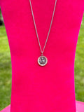 Sterling Silver St. Lucy Medal Necklace