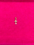 14k Cross Childrens Pendant