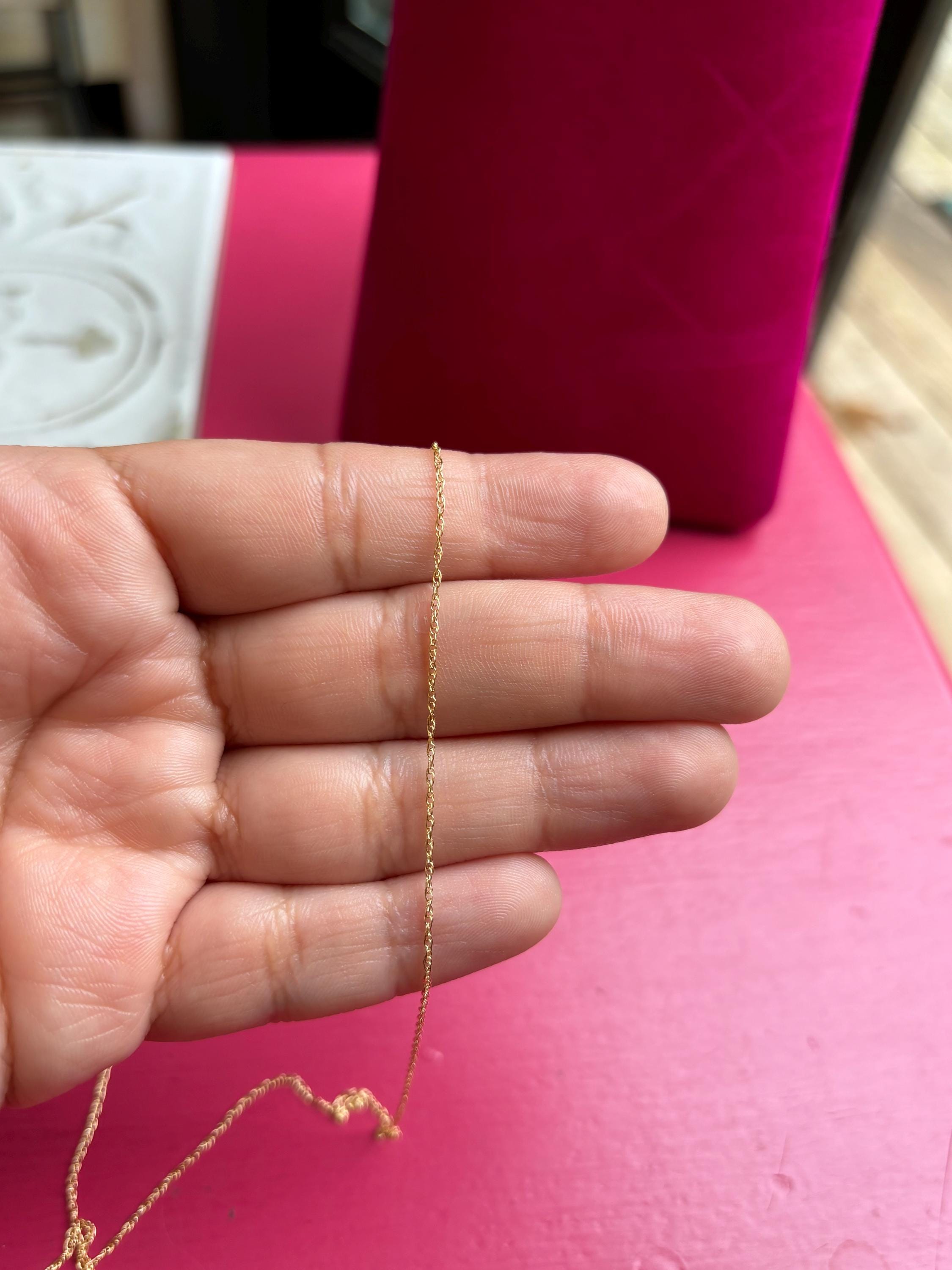 14K Yellow Gold-Filled Rope Chain