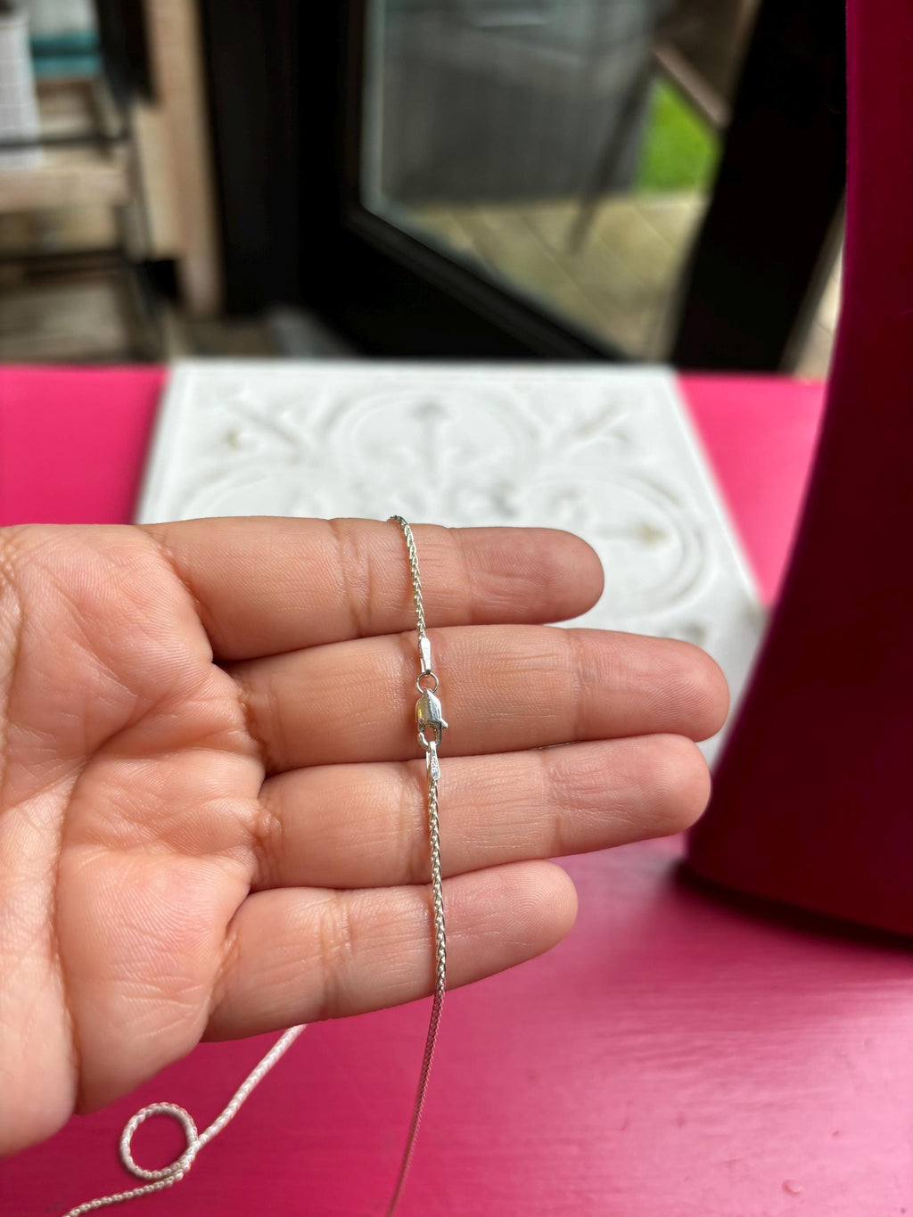 Sterling Silver Wheat 24" Chain