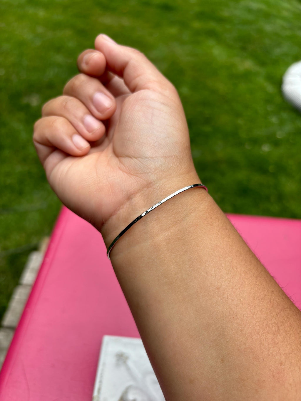 Sterling Silver Open Clasp Bracelet