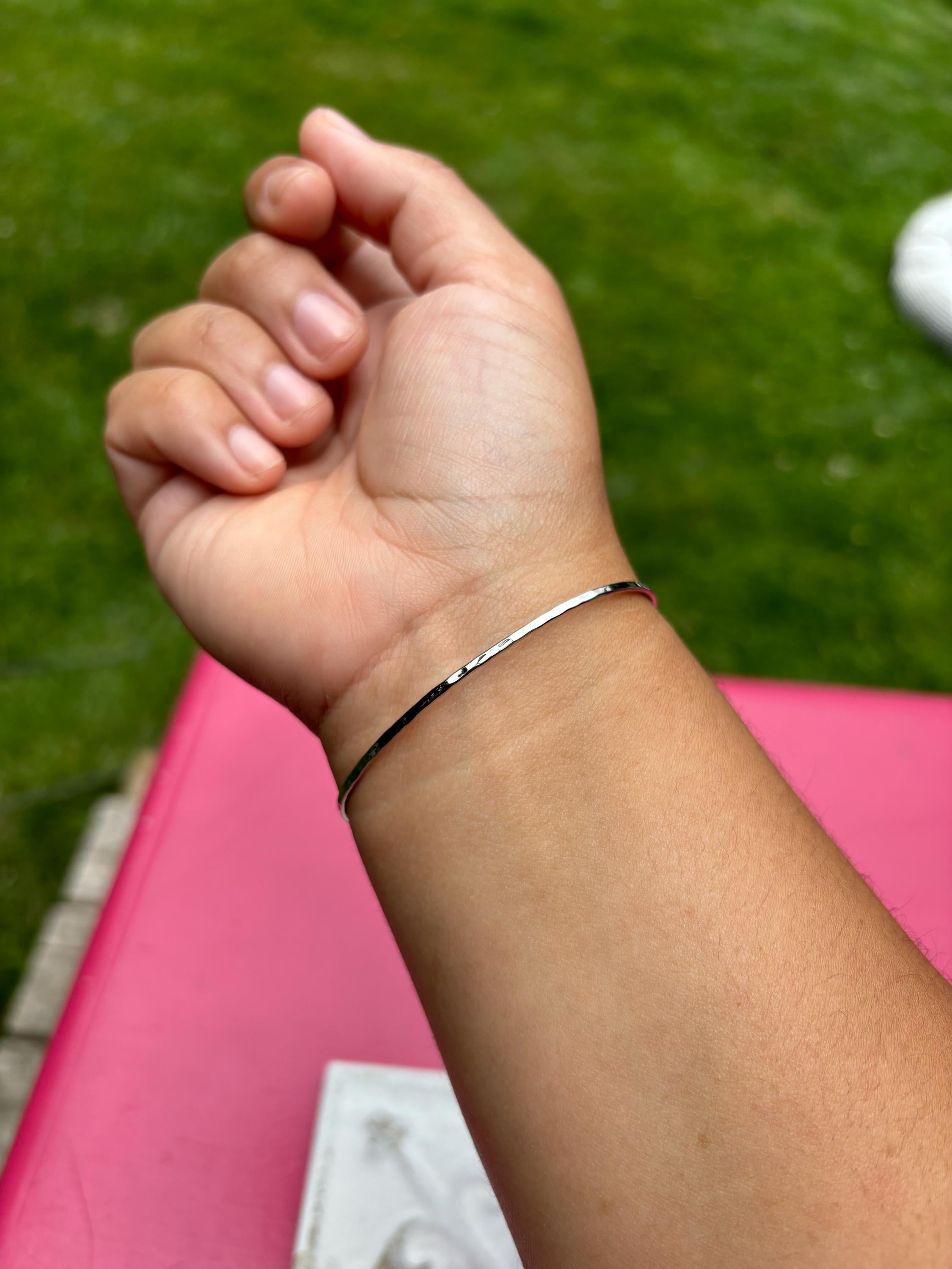 Sterling Silver Open Clasp Bracelet