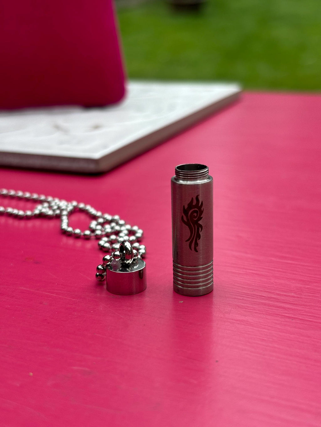 Sterling Silver Ash Holder Necklace
