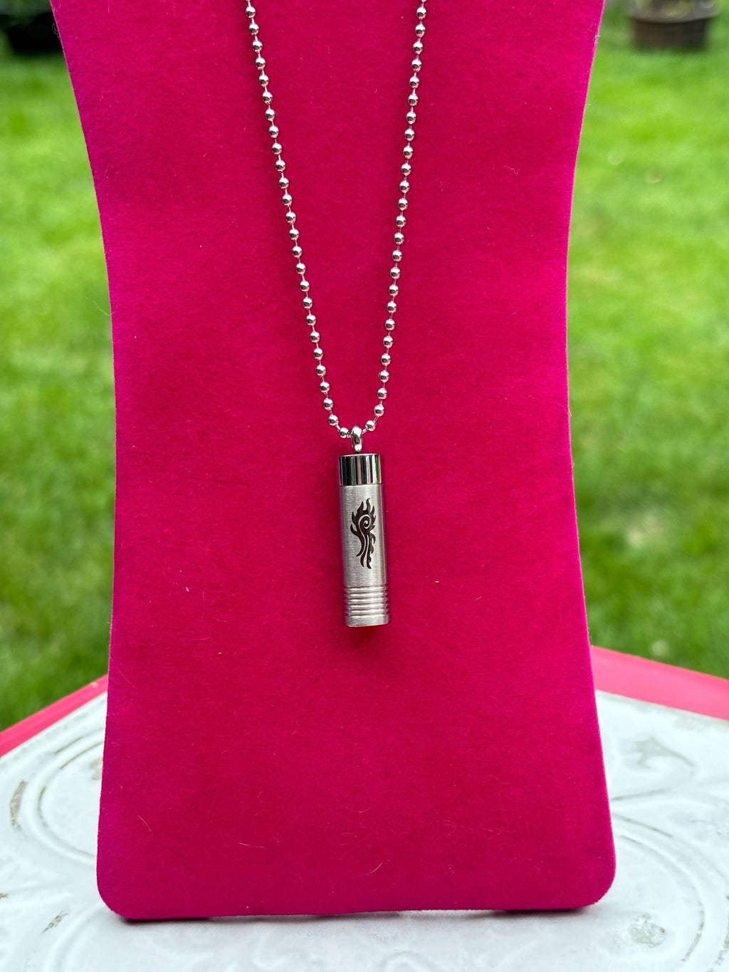 Sterling Silver Ash Holder Necklace