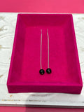 Sterling Silver Dangle Charm Earrings