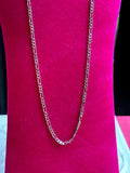 Sterling Silver Flat Figaro with Lobster Clasp Chain