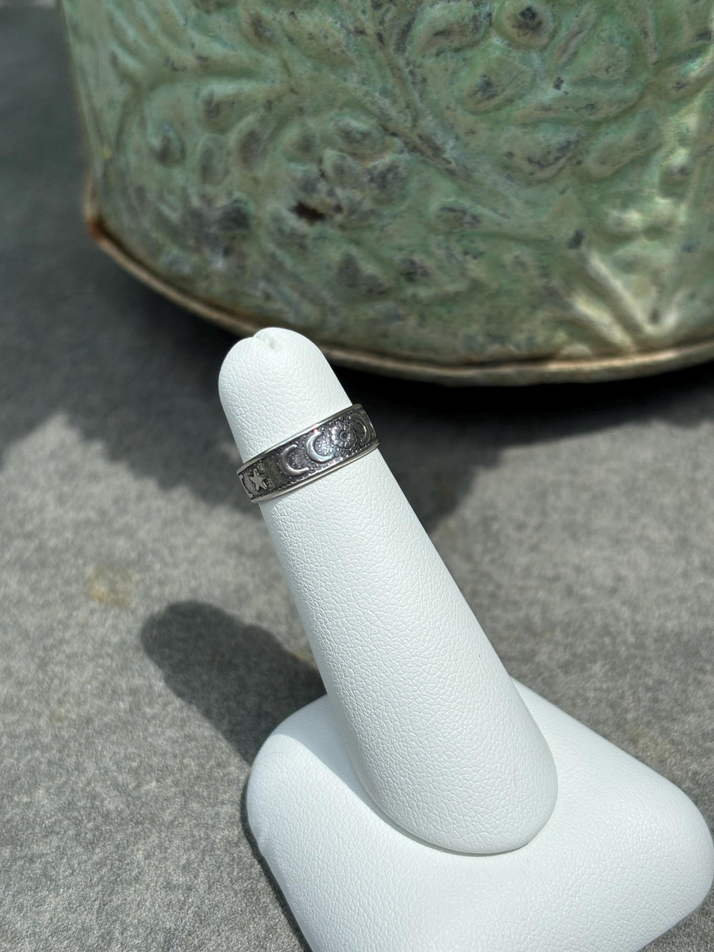 Sterling Silver Moon and Star Toe Ring