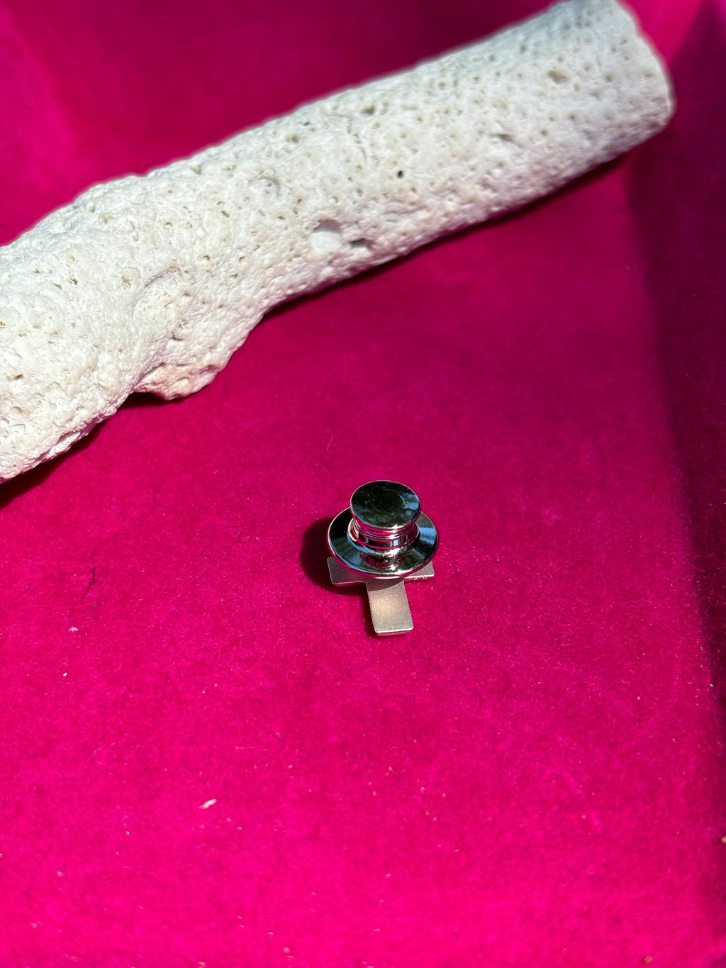 Sterling Silver The Rugged Cross Pin